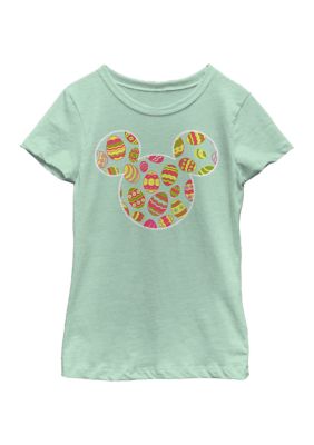 Disney Girls 4-6x Mickey Easter Fill Graphic T-Shirt, Mint, XS