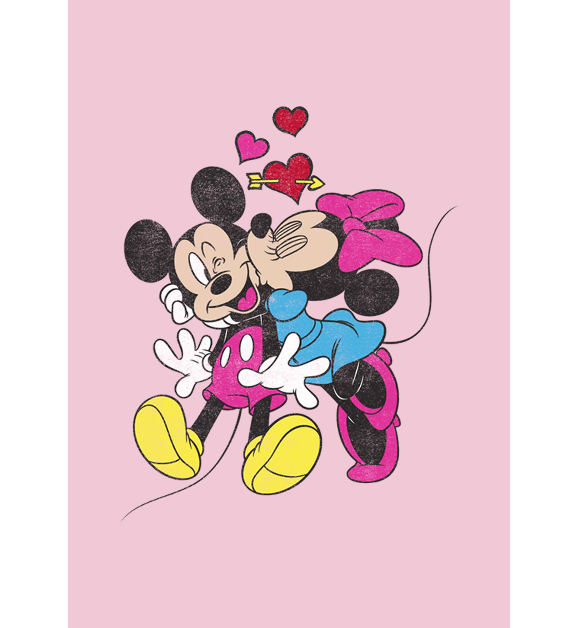 Mickey Minnie Love Graphic T-Shirt