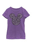 Girls 4-6x Mickey Zebra Cheetah Fill Graphic T-Shirt