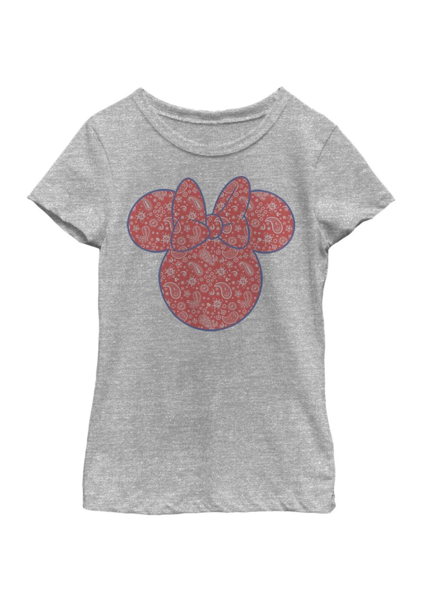 Minnie Americana Paisley Graphic T-Shirt