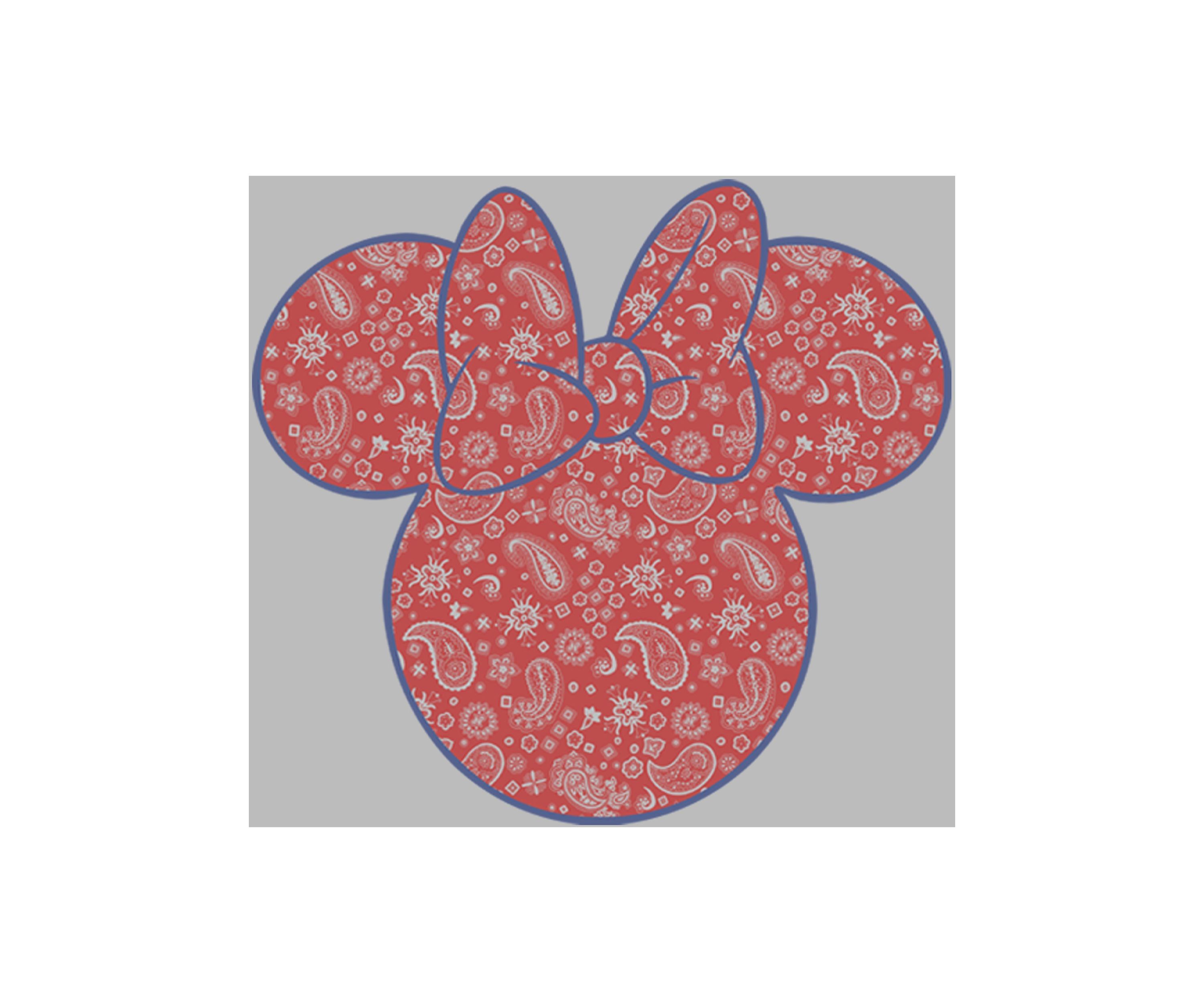 Minnie Americana Paisley Graphic T-Shirt