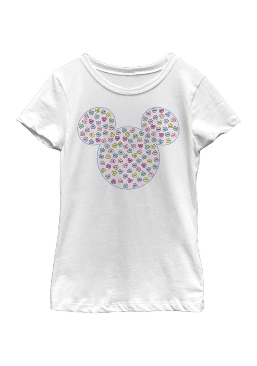 Girls 4-6x Mickey Candy Ears Top