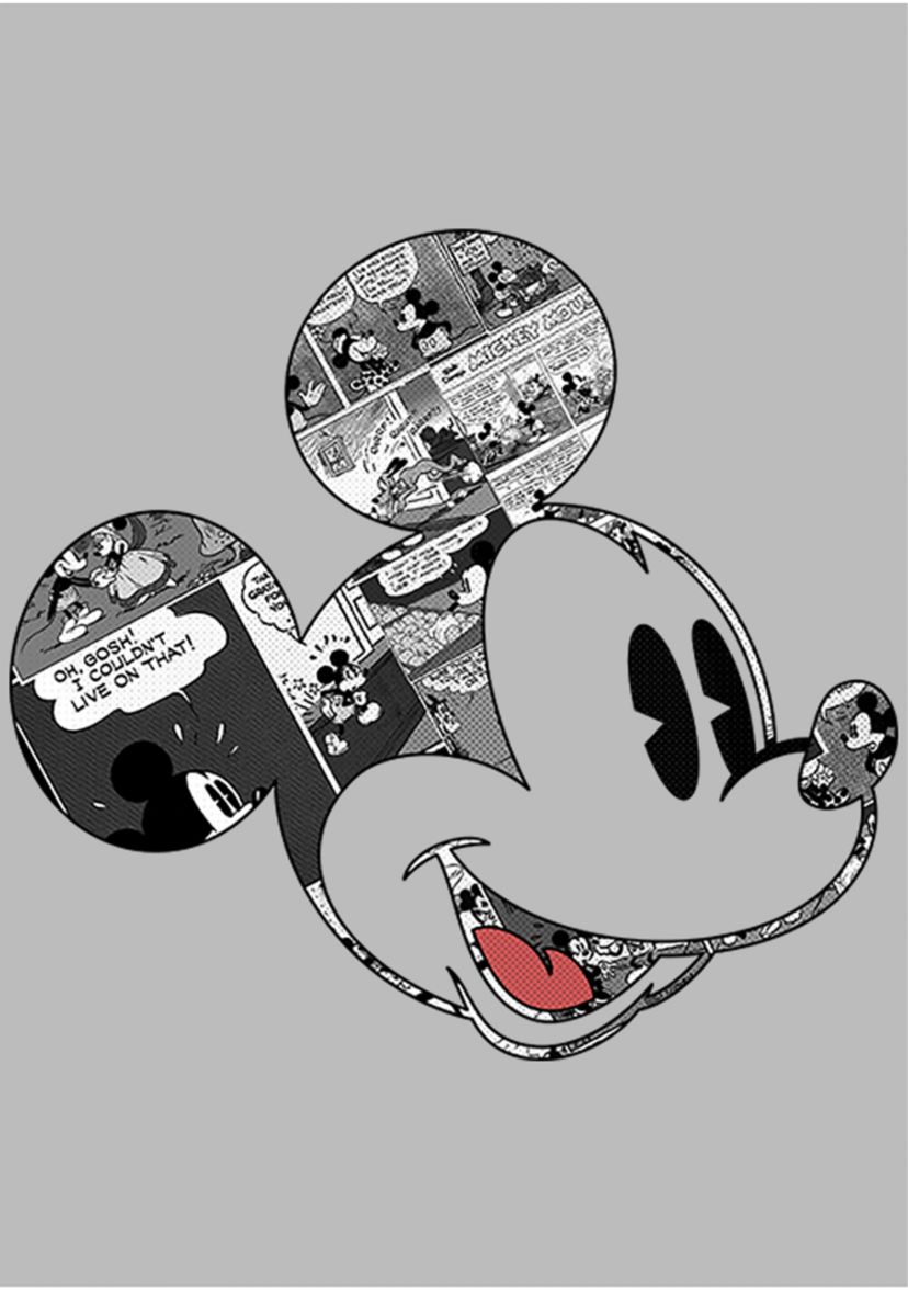 Girls 4-6x Comic Mouse Graphic T-Shirt