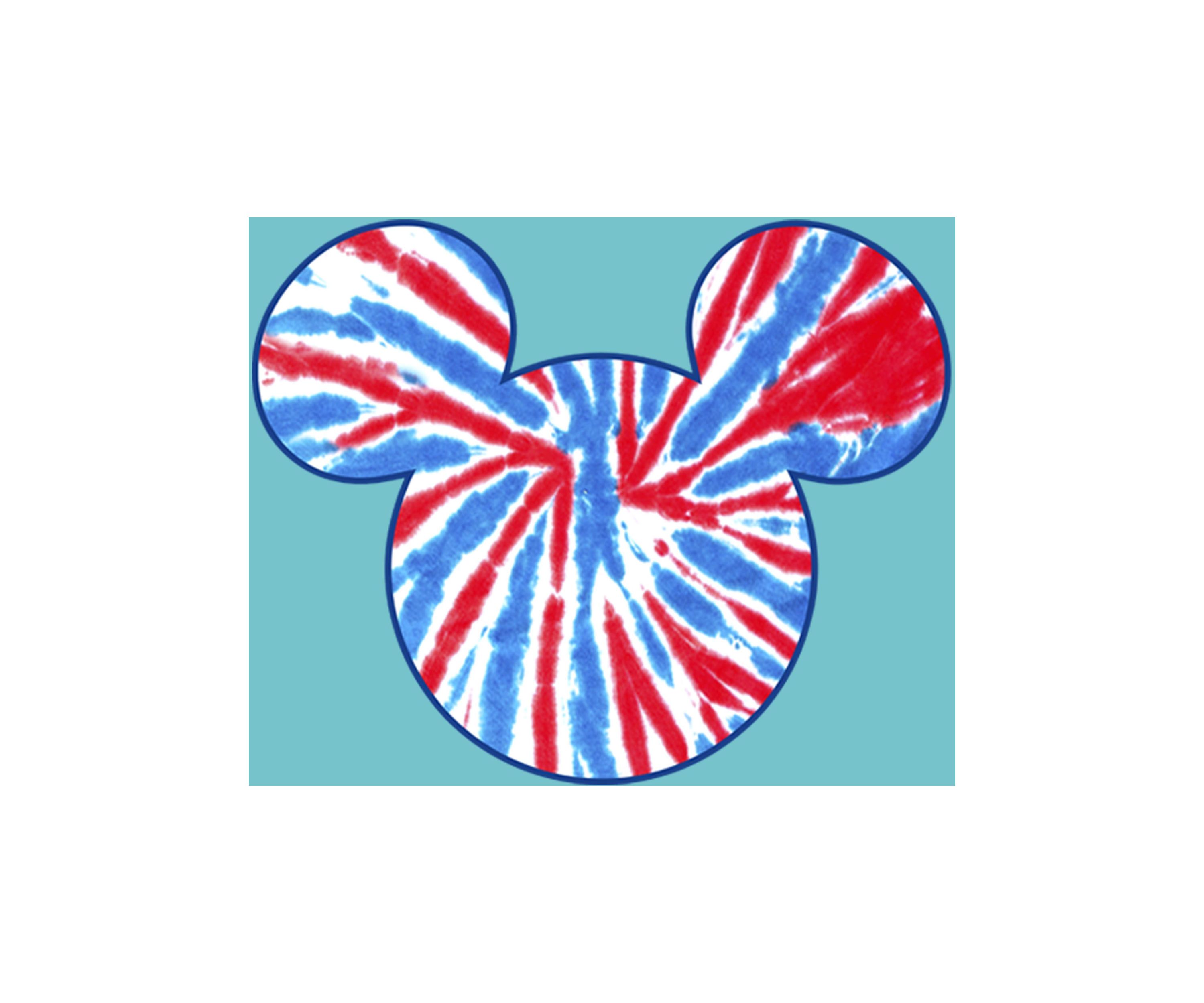Tie Dye Americana Graphic T-Shirt