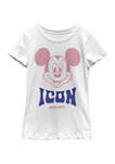 Girls 4-6x Mickey Icon Graphic T-Shirt