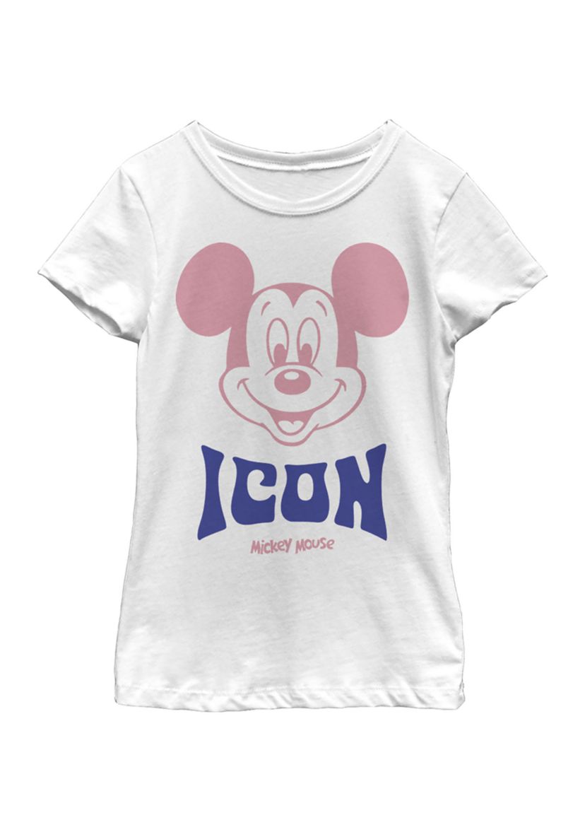 Girls 4-6x Mickey Icon Graphic T-Shirt