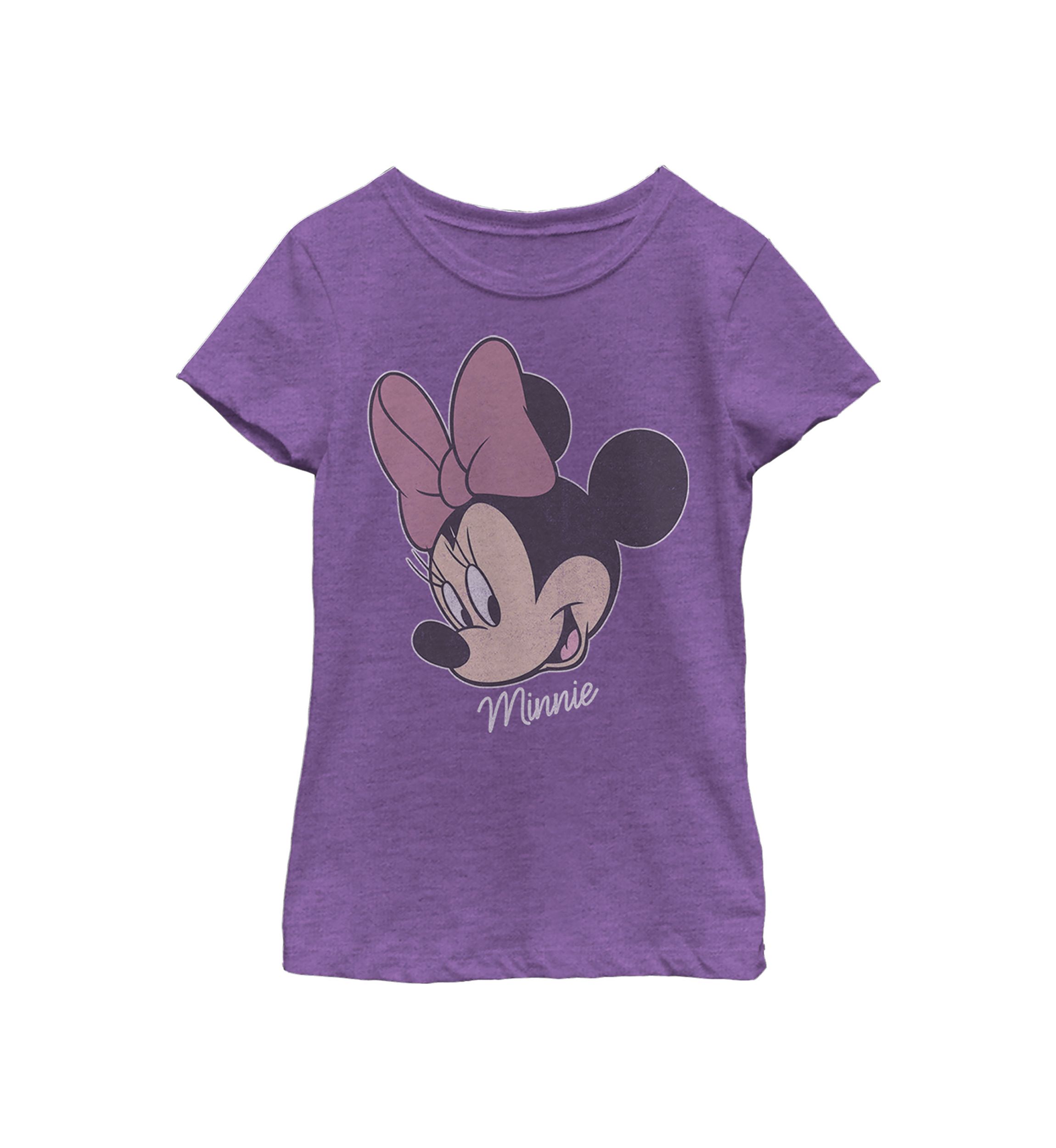 Girls 4-6x Minnie Big Face Distressed Graphic T-Shirt