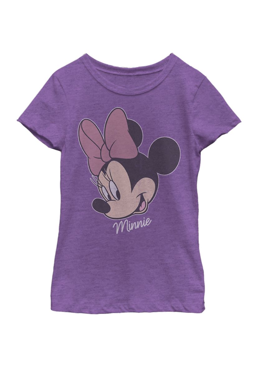 Girls 4-6x Minnie Big Face Distressed Graphic T-Shirt