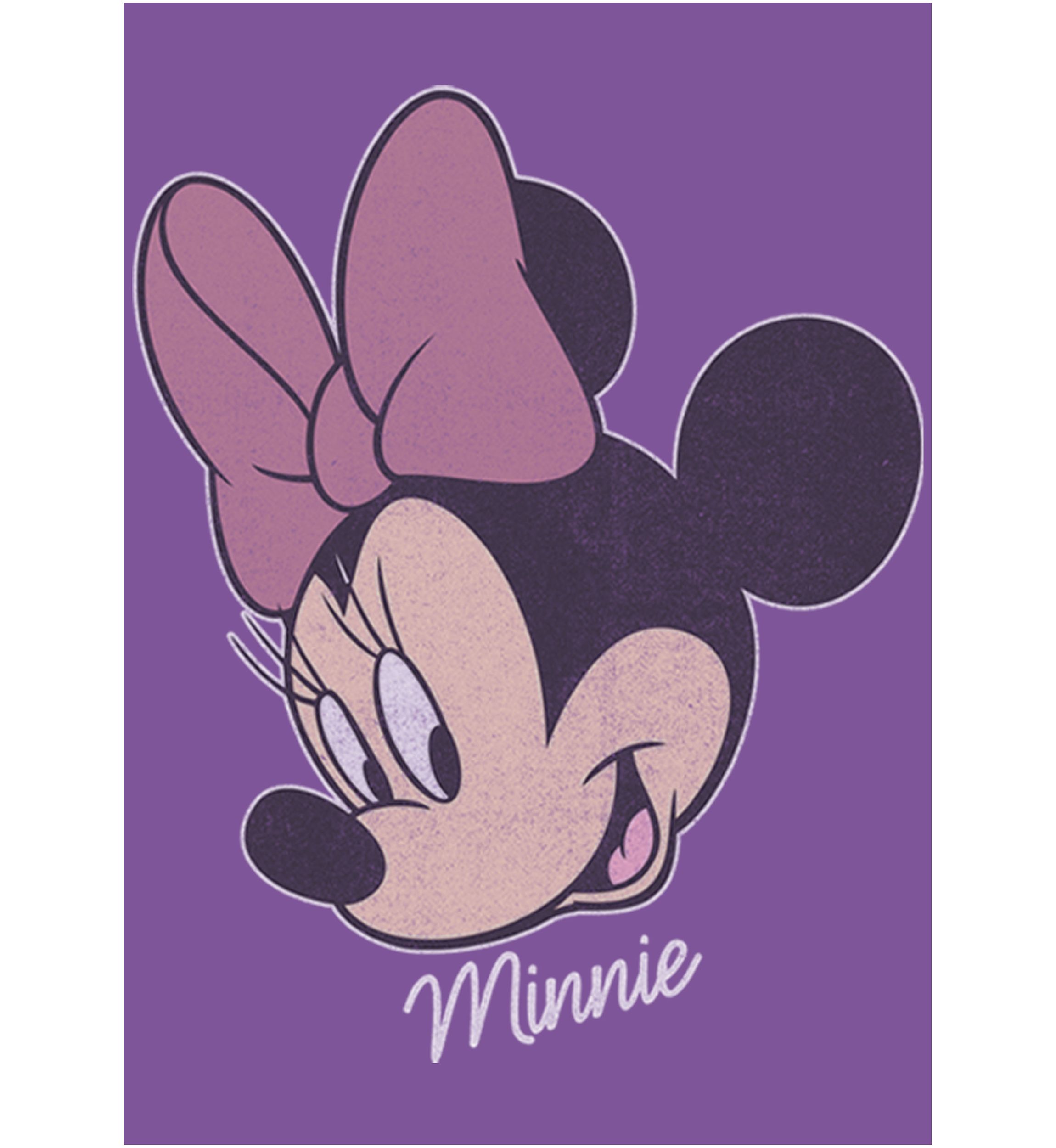Girls 4-6x Minnie Big Face Distressed Graphic T-Shirt