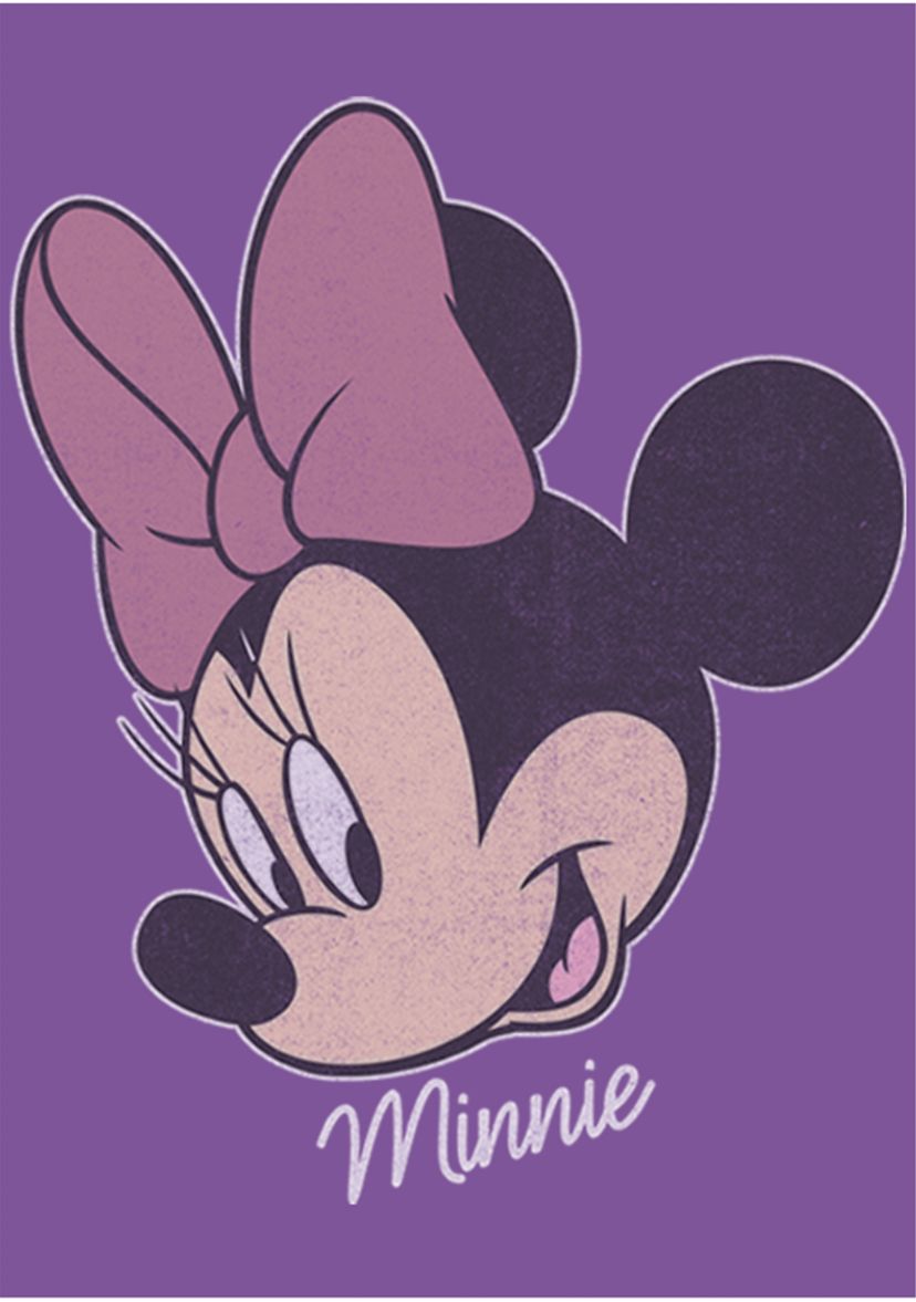Girls 4-6x Minnie Big Face Distressed Graphic T-Shirt