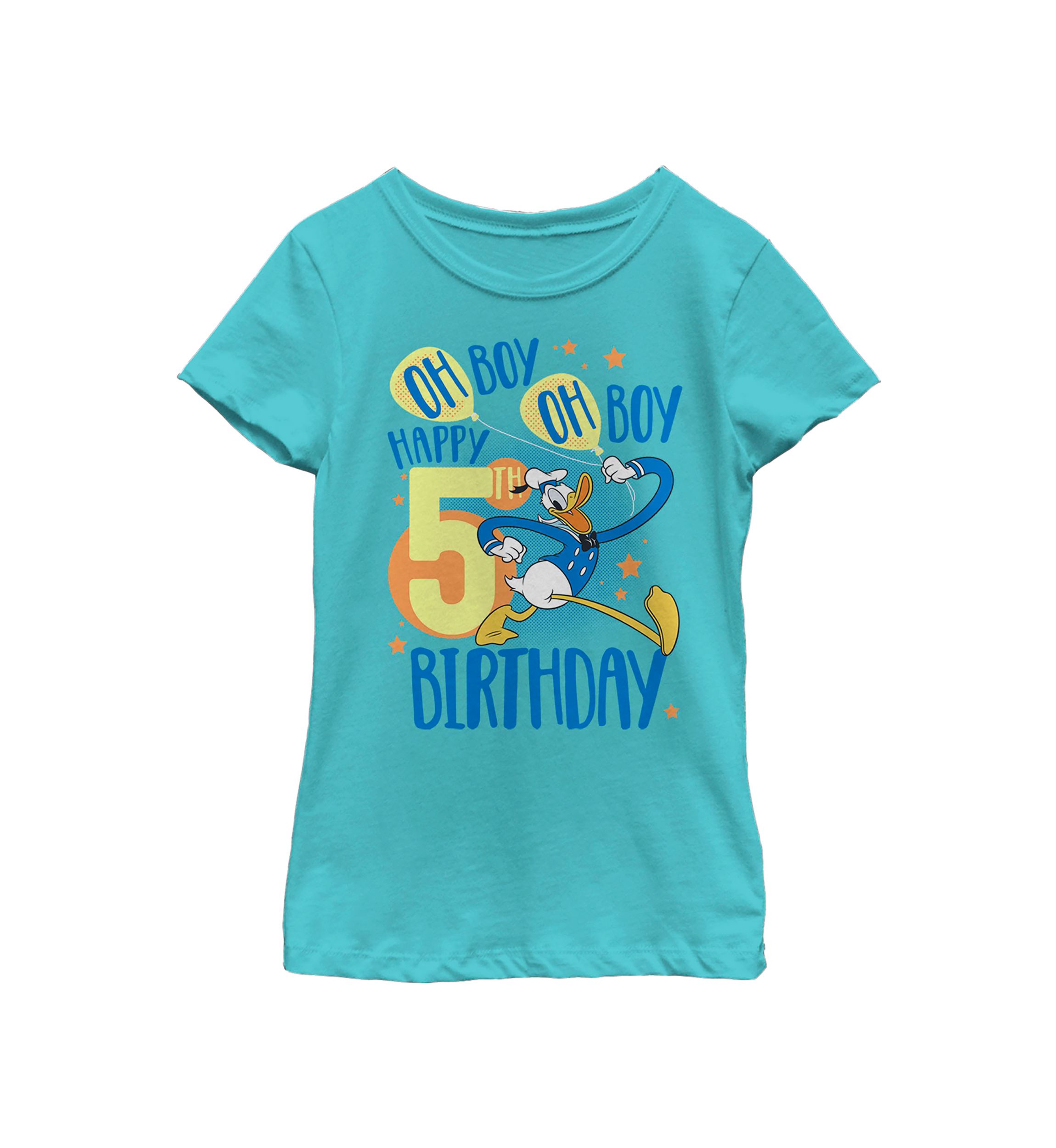 Girls 4-6x Donalds 5th Bday Graphic T-Shirt