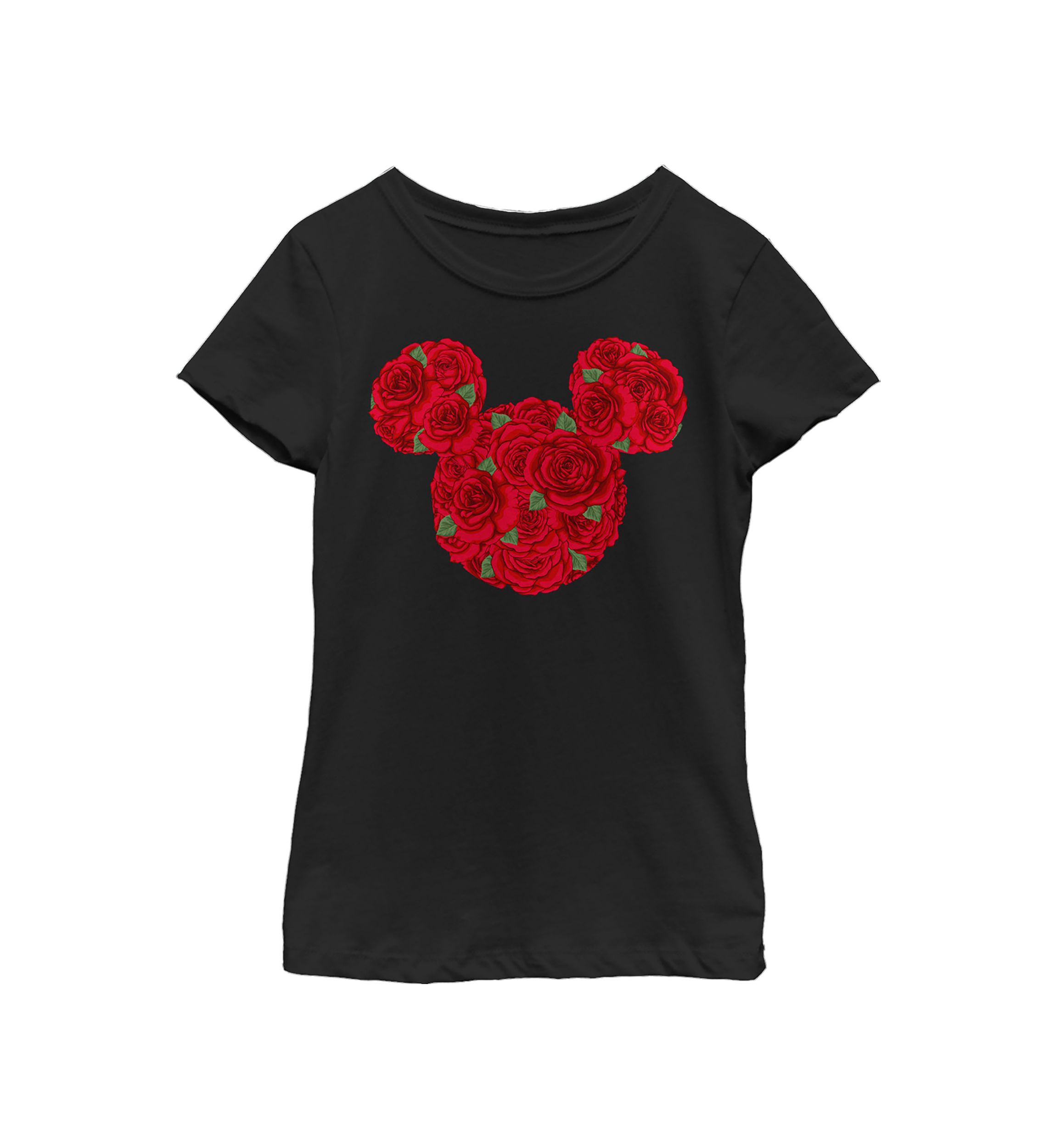 Girls 4-6x Mickey Mouse Roses Graphic T-Shirt