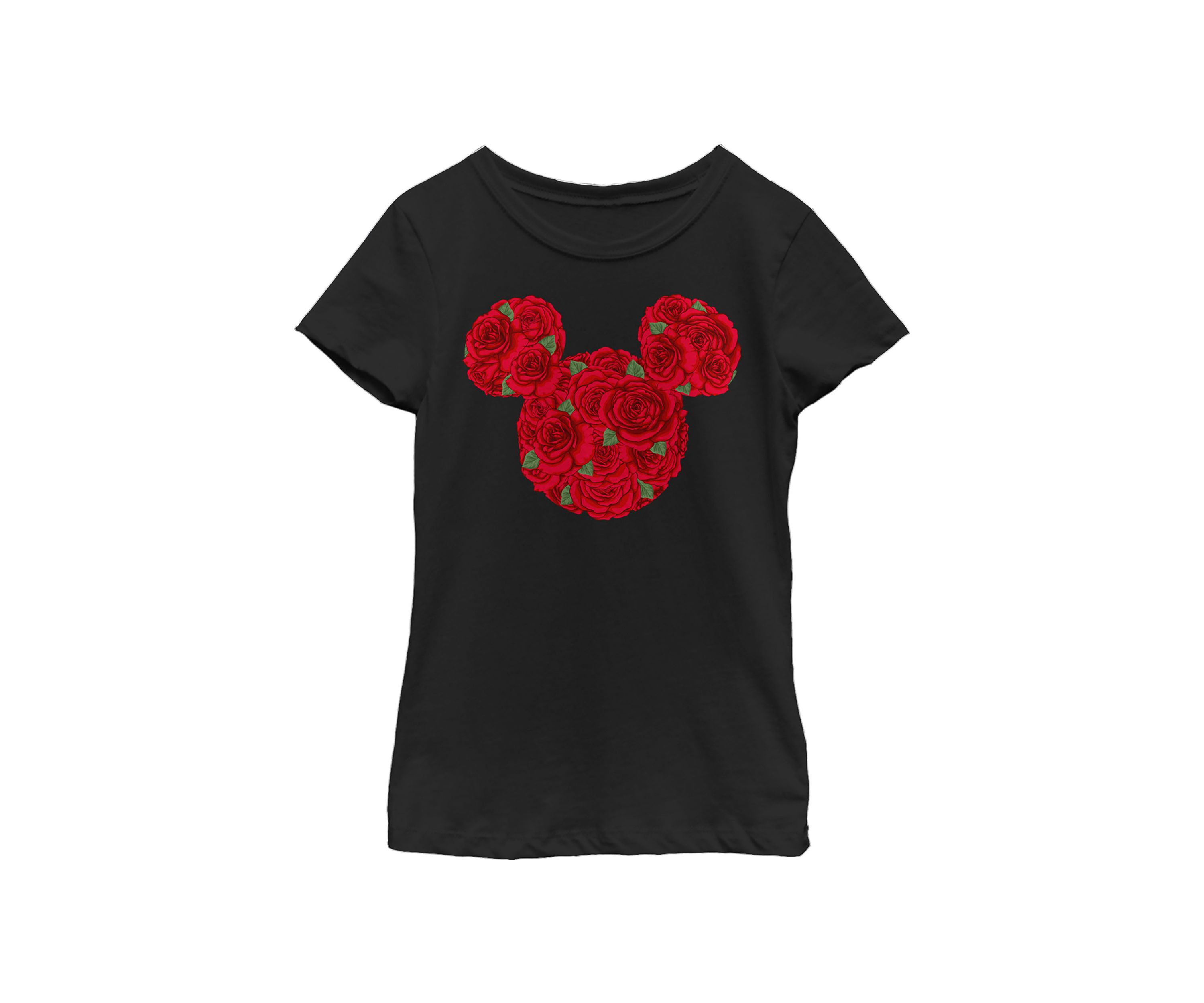 Girls 4-6x Mickey Mouse Roses Graphic T-Shirt