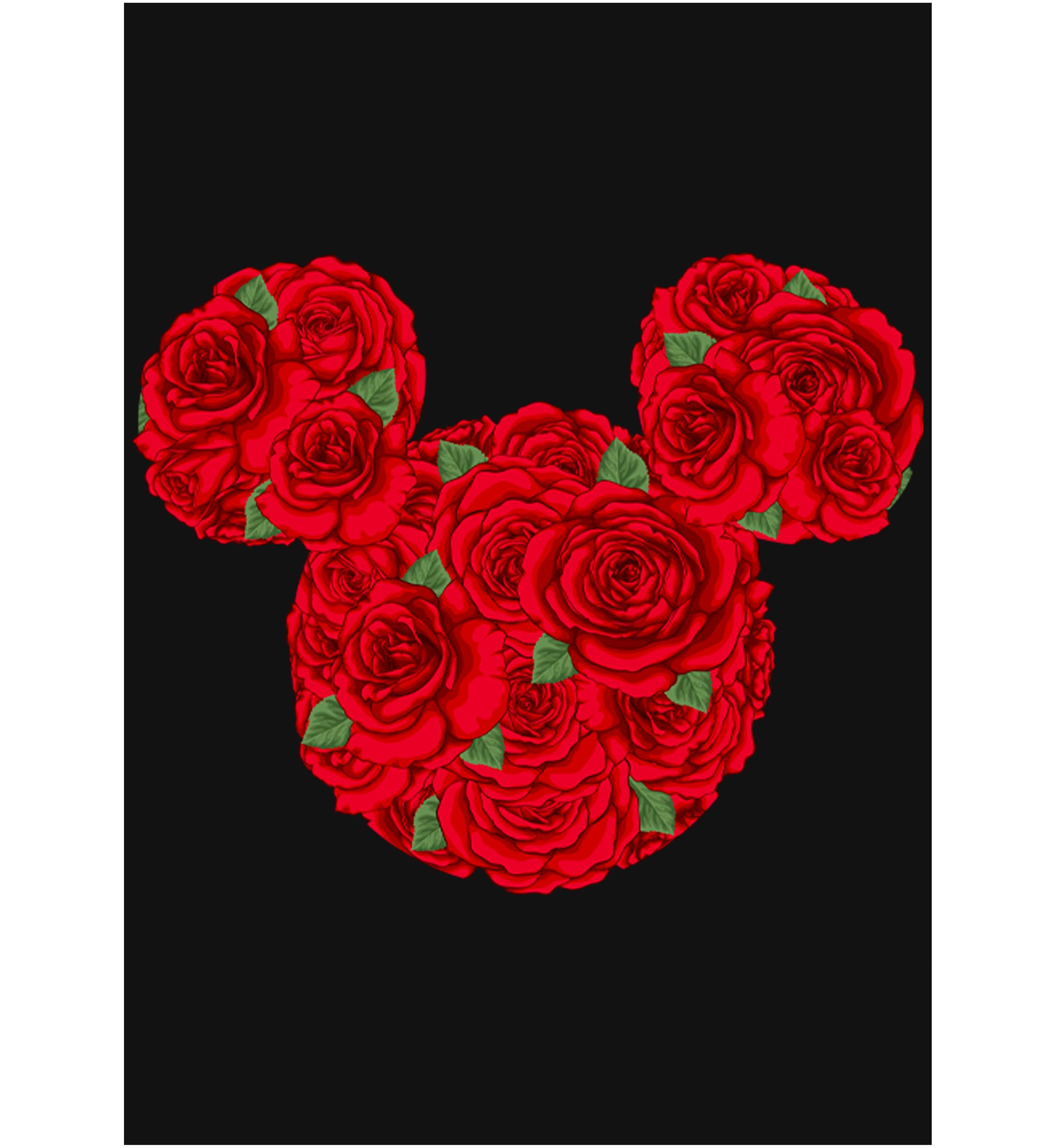 Girls 4-6x Mickey Mouse Roses Graphic T-Shirt