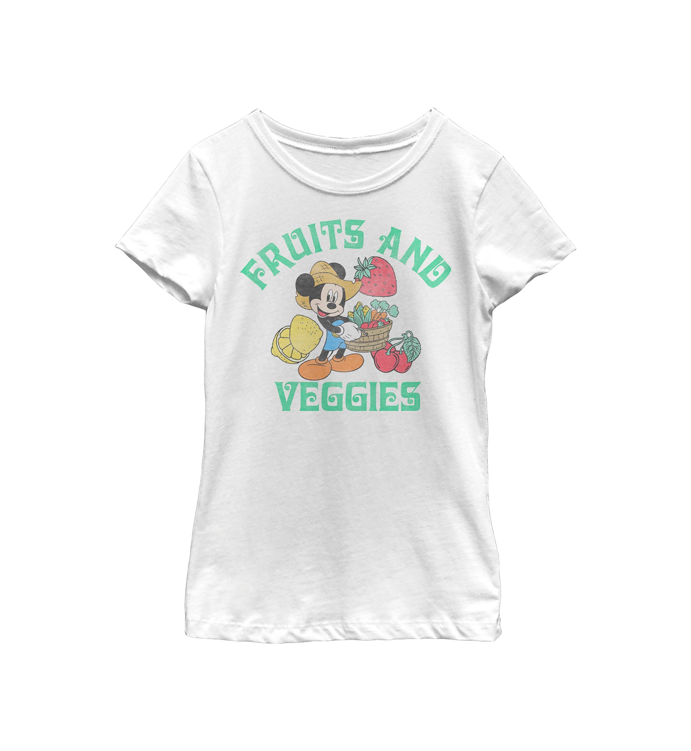 Girls 4-6x Fruits and Veggies Graphic T-Shirt