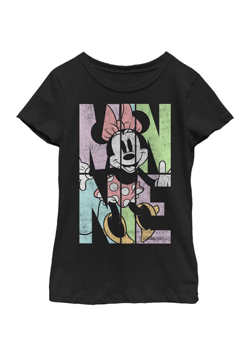 Girls 4-6x Minnie Name Fill Graphic T-Shirt