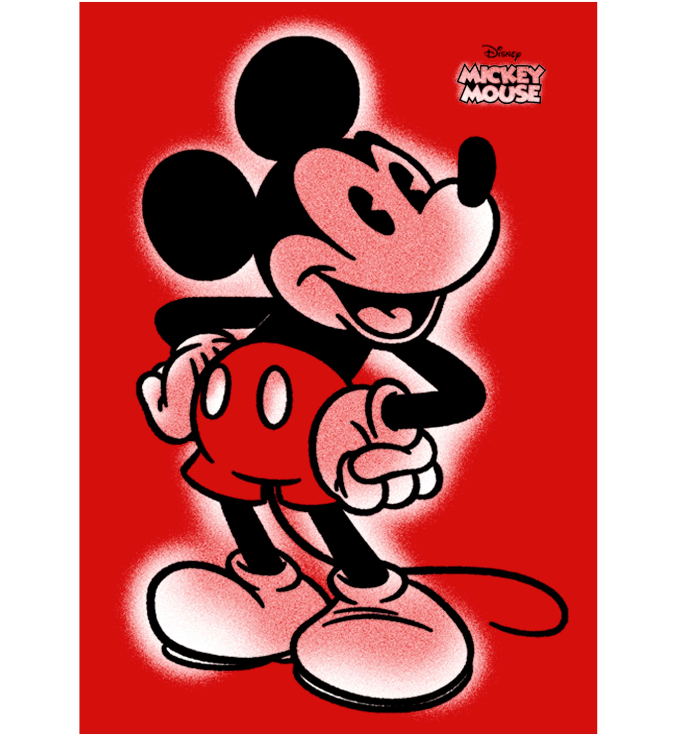 Girls 4-6x Mickey Graffiti Graphic T-Shirt