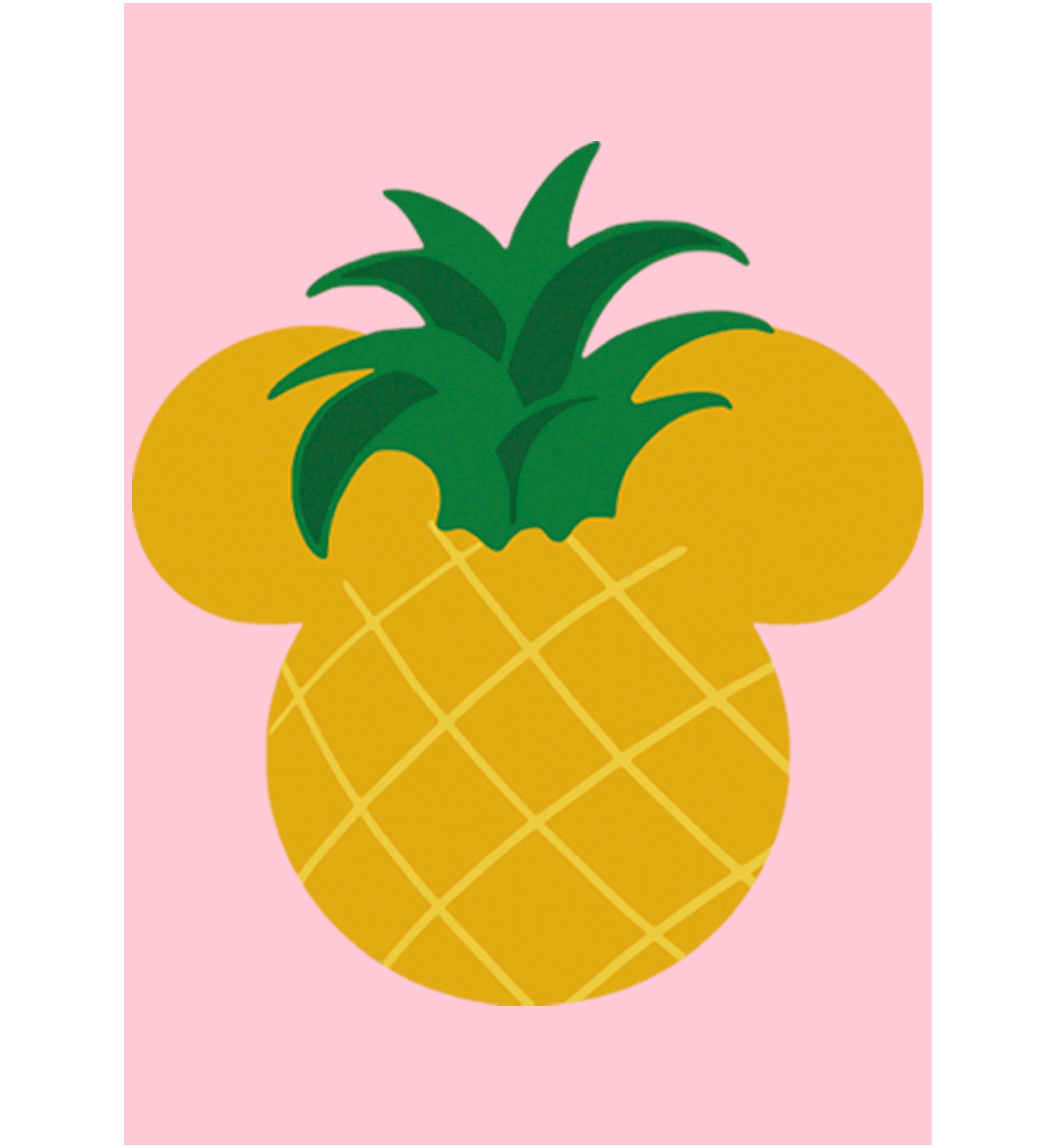 Girls 4-6x Pineapple Ears Graphic T-Shirt