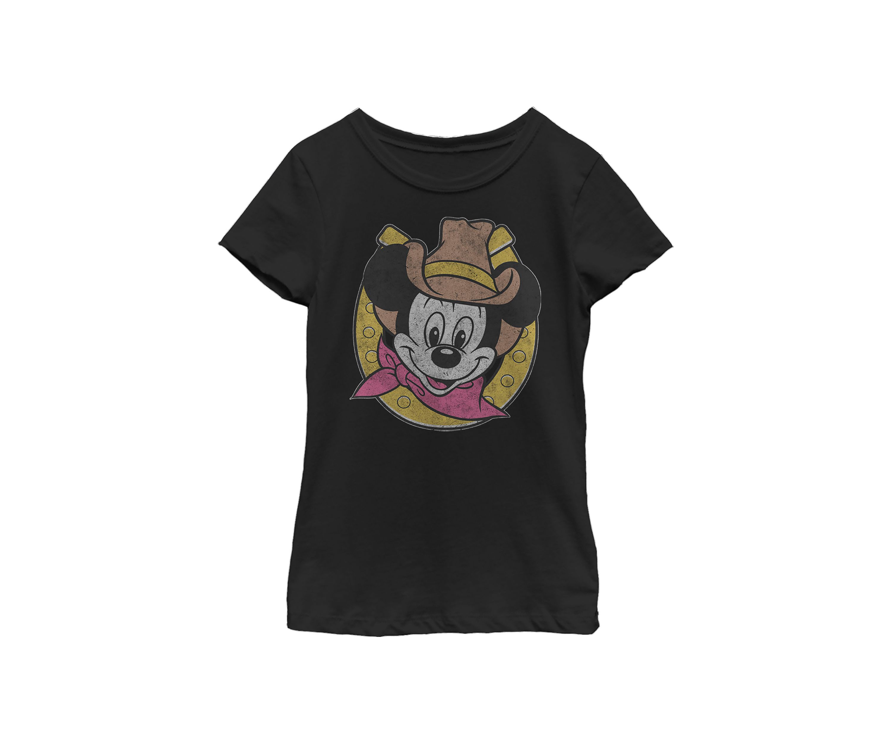 Girls 4-6x Cowboy Mickey Graphic T-Shirt