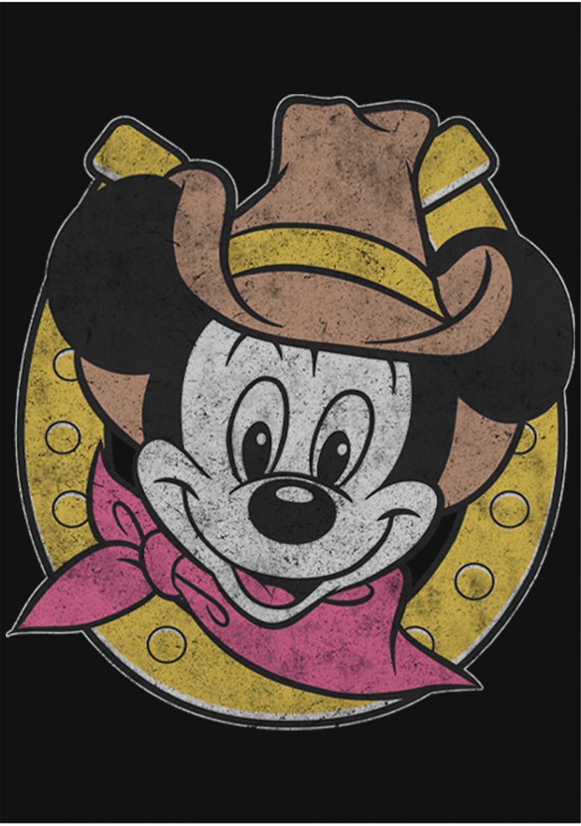 Girls 4-6x Cowboy Mickey Graphic T-Shirt