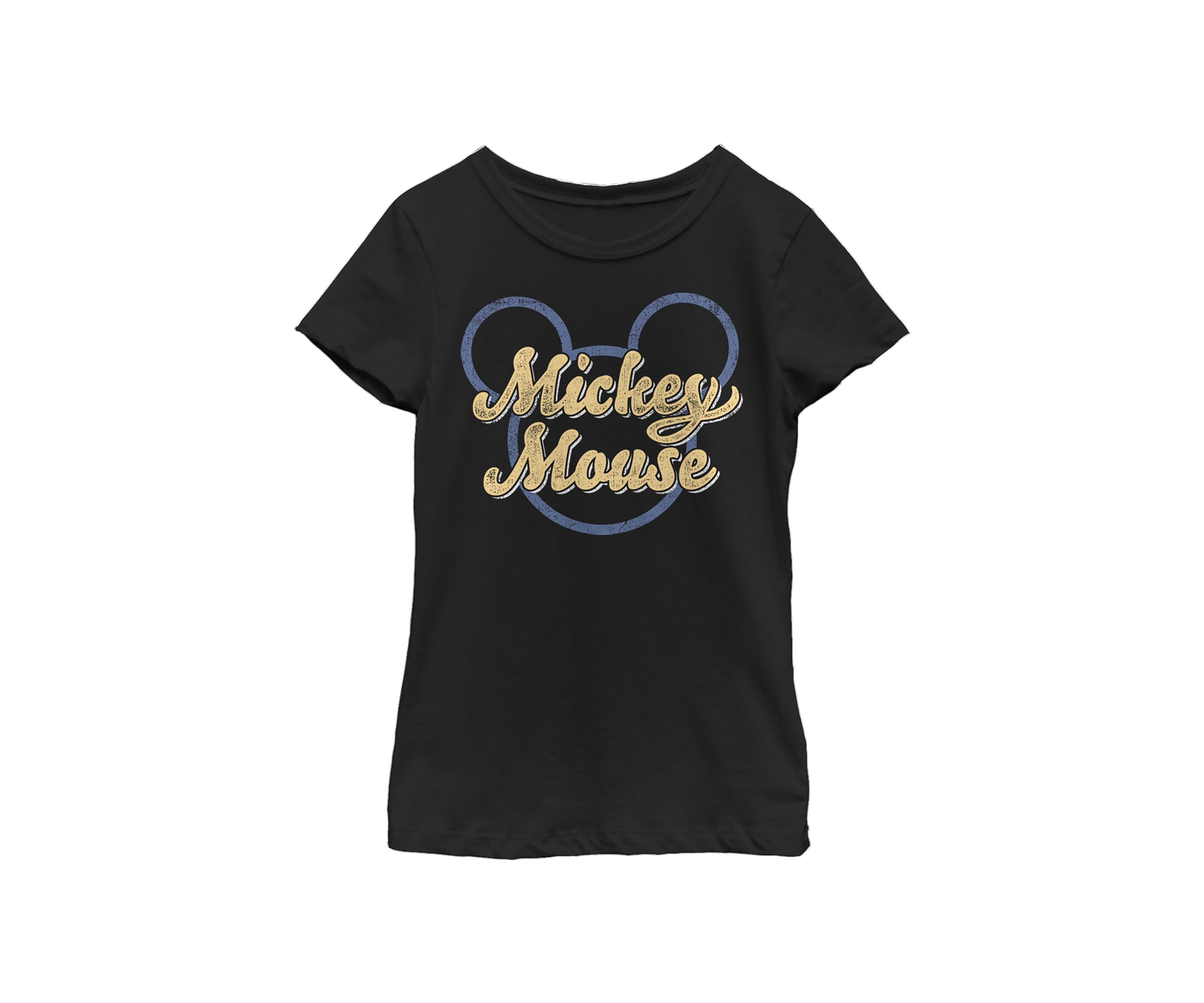 Girls 4-6x Mickey Script Graphic T-Shirt