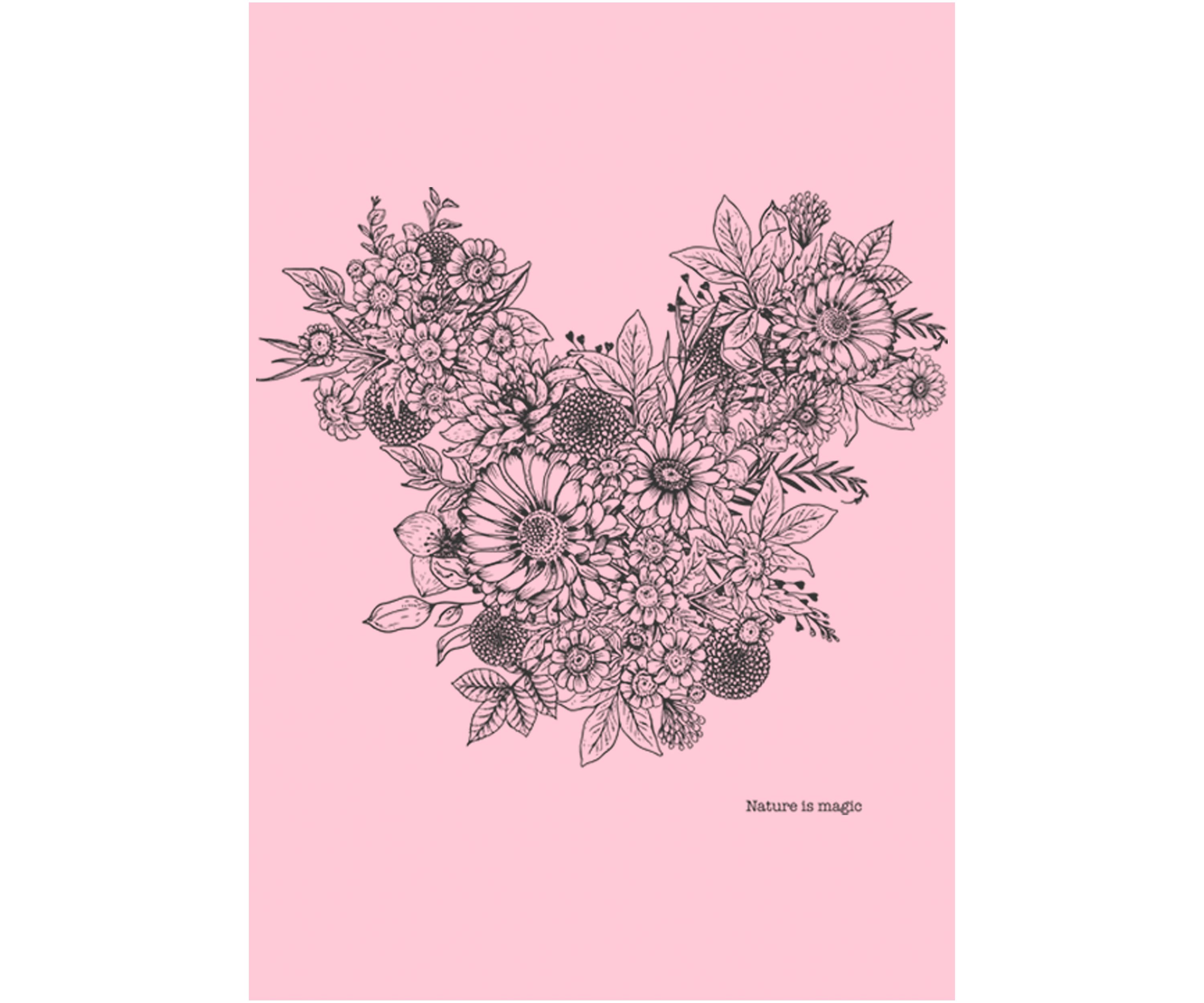 Girls 4-6x Mickey Foliage Graphic T-Shirt