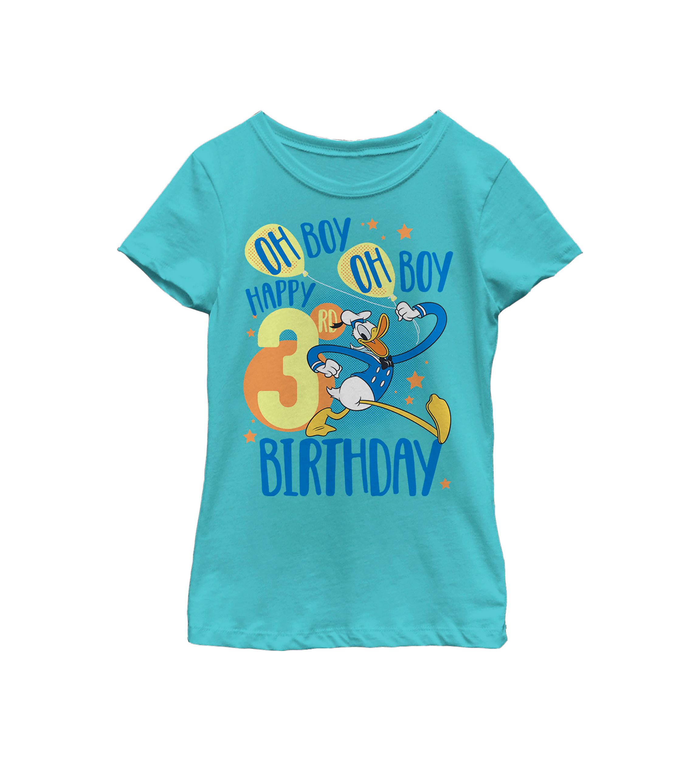 Girls 4-6x Donalds 3rd Bday Graphic T-Shirt