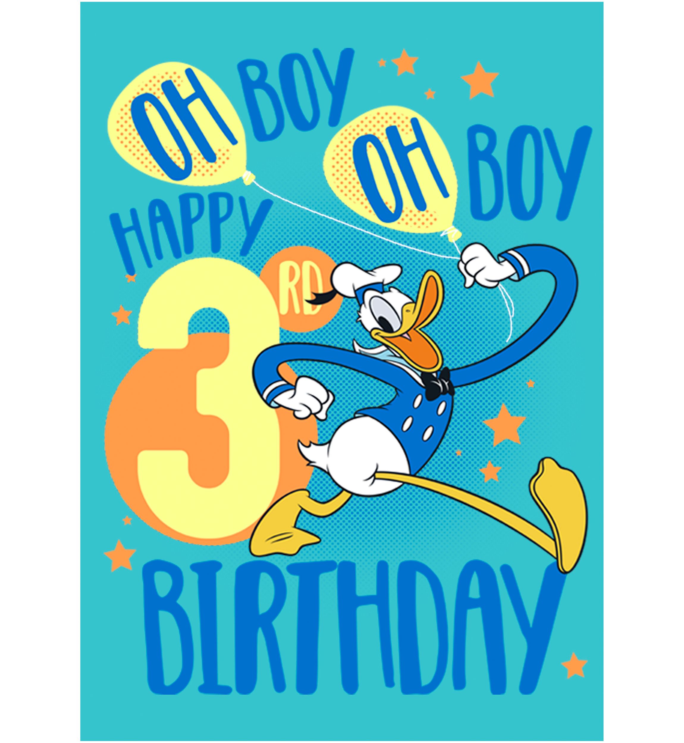 Girls 4-6x Donalds 3rd Bday Graphic T-Shirt