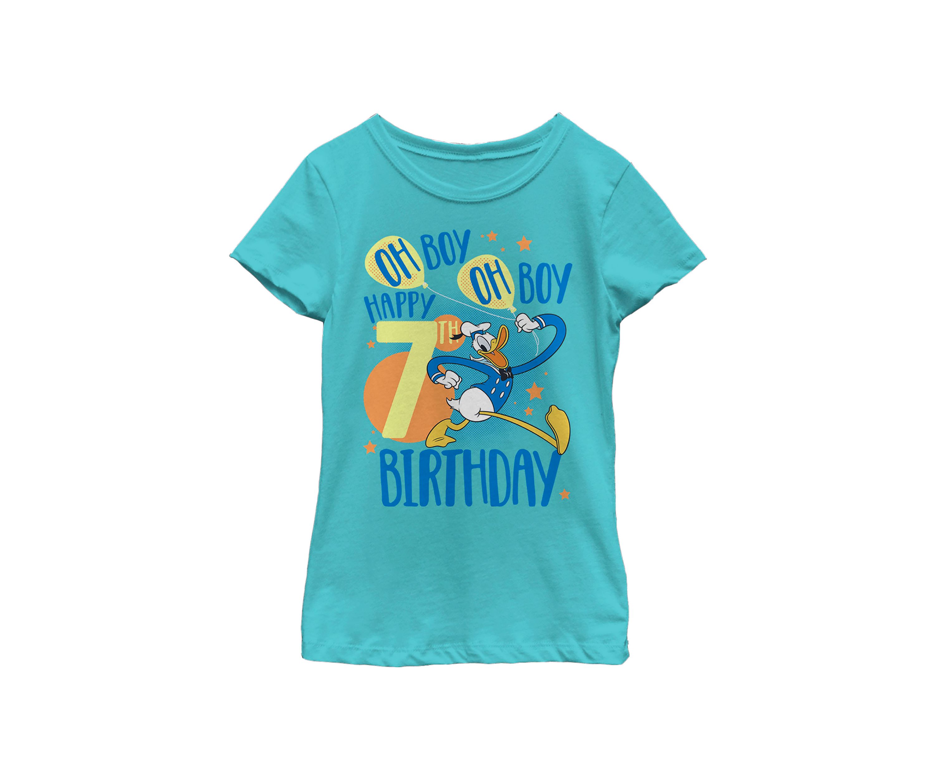 Girls 4-6x Donalds 7th Bday Graphic T-Shirt