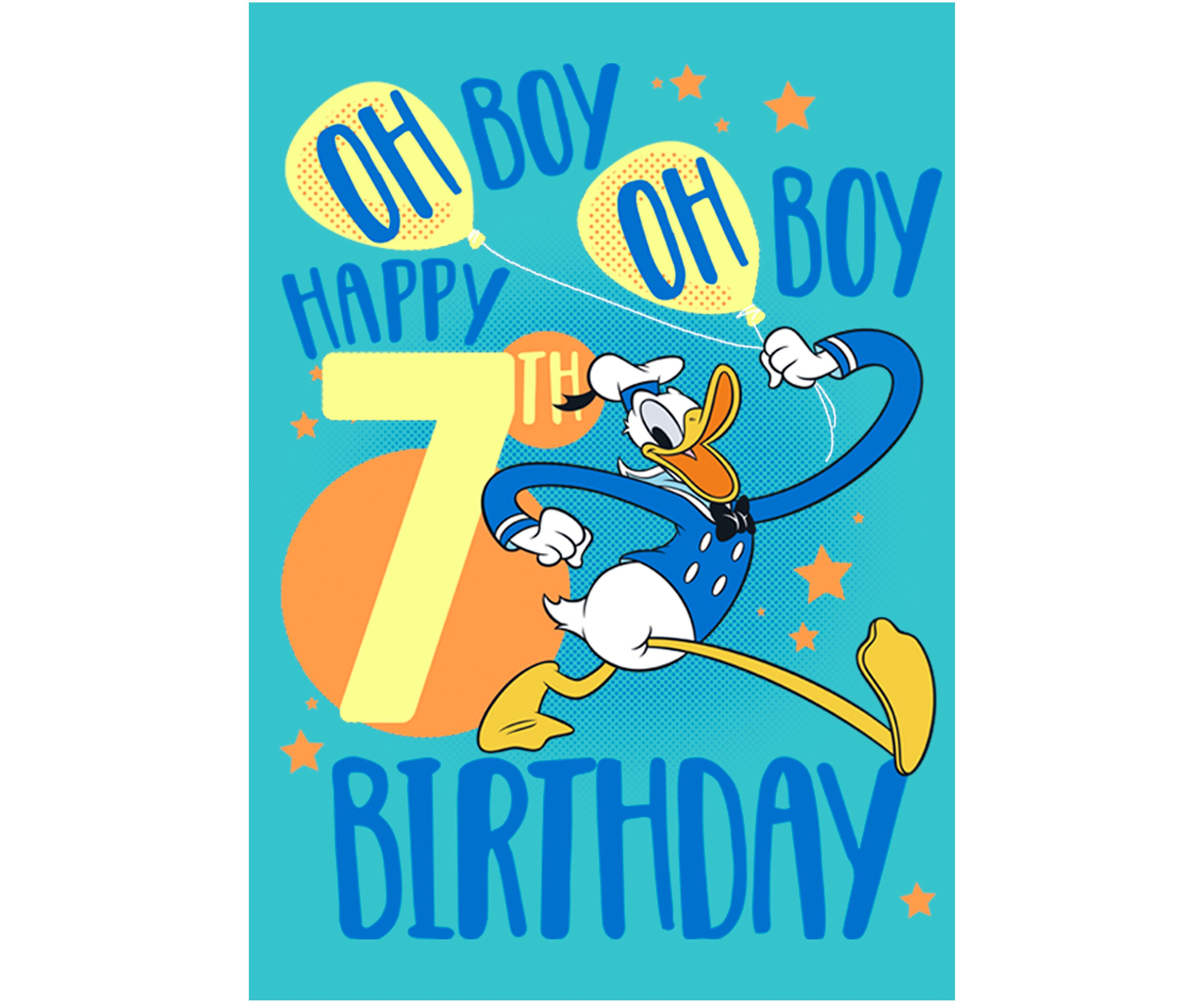 Girls 4-6x Donalds 7th Bday Graphic T-Shirt