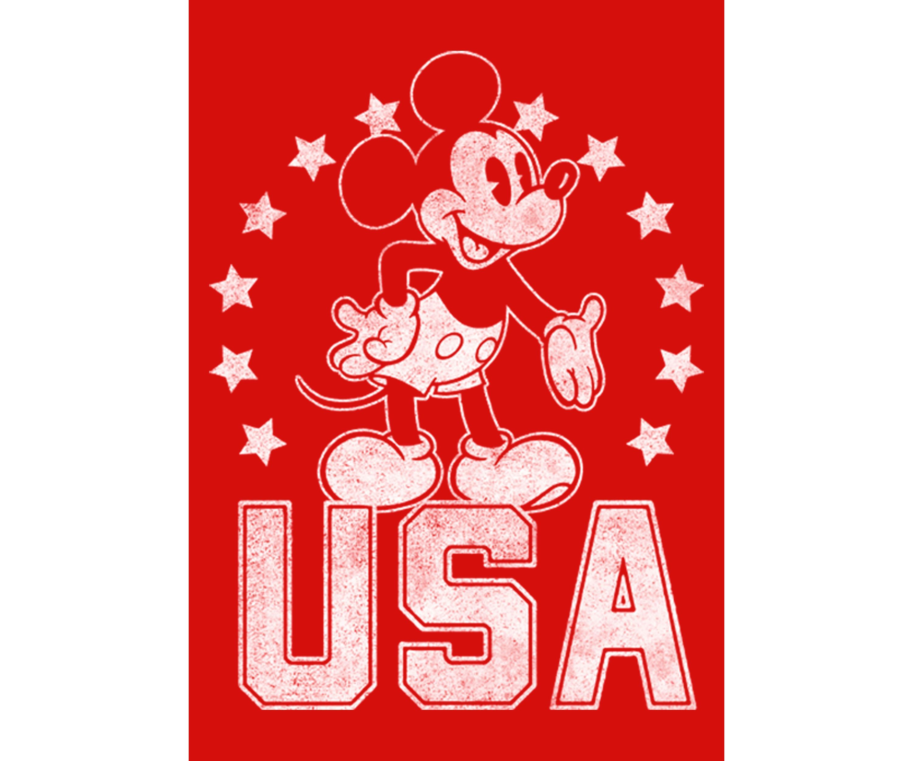 Usa Mickey Graphic T-Shirt