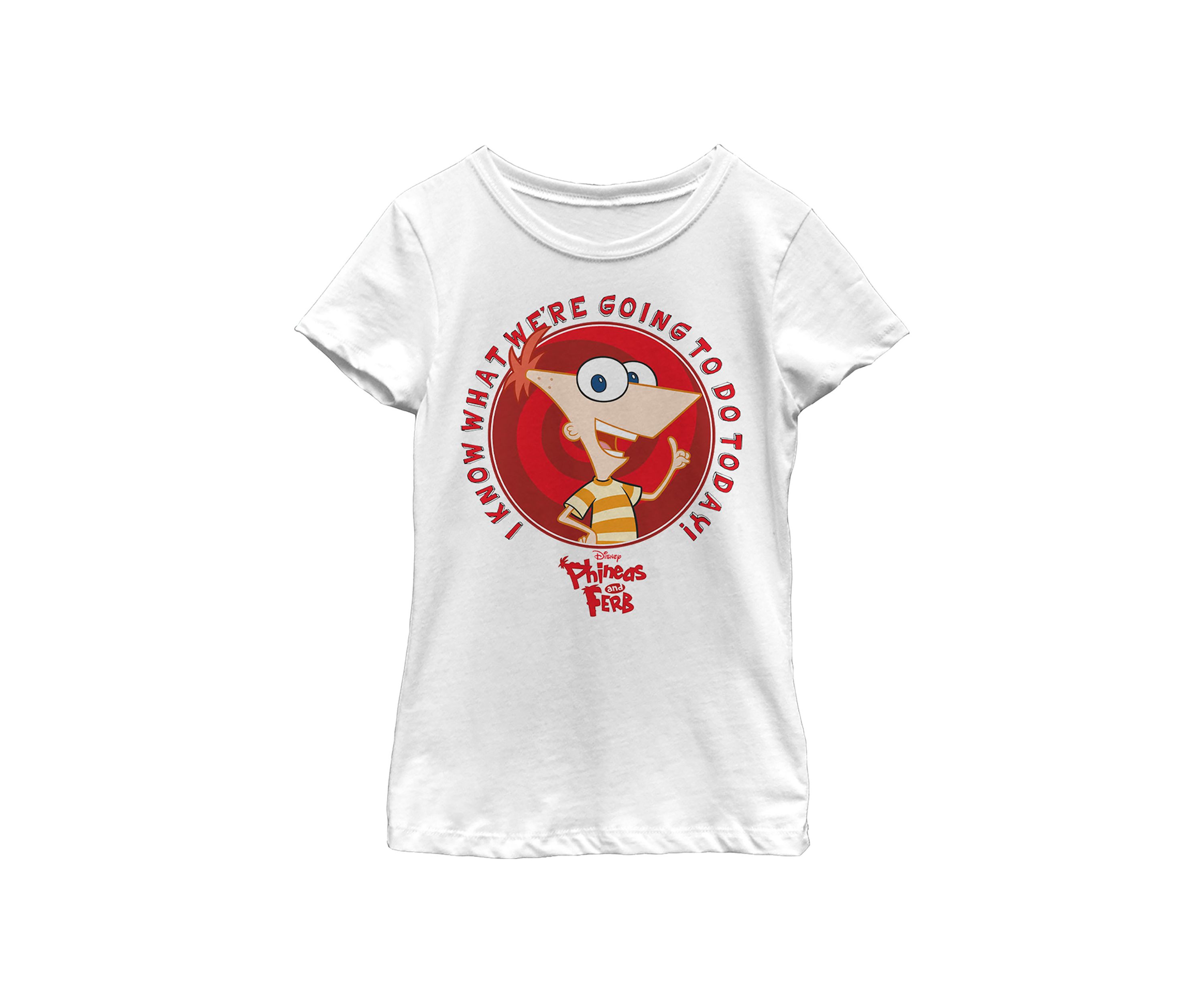 Girls 4-6 Phineas and Ferb Phineas Do Today Top