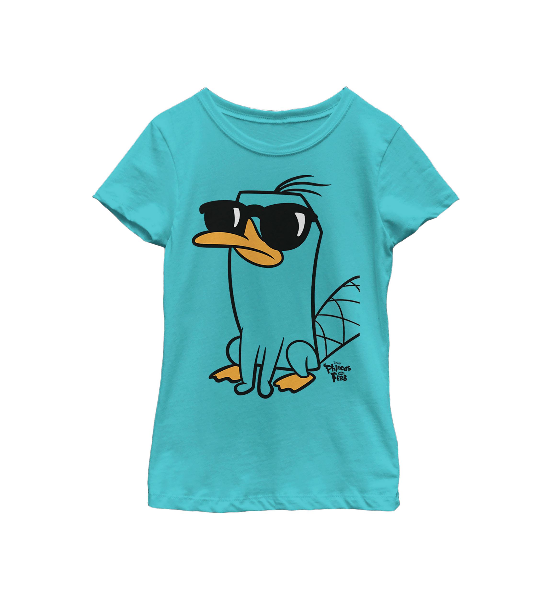 Girls 4-6 Phineas and Ferb Cool Perry Top