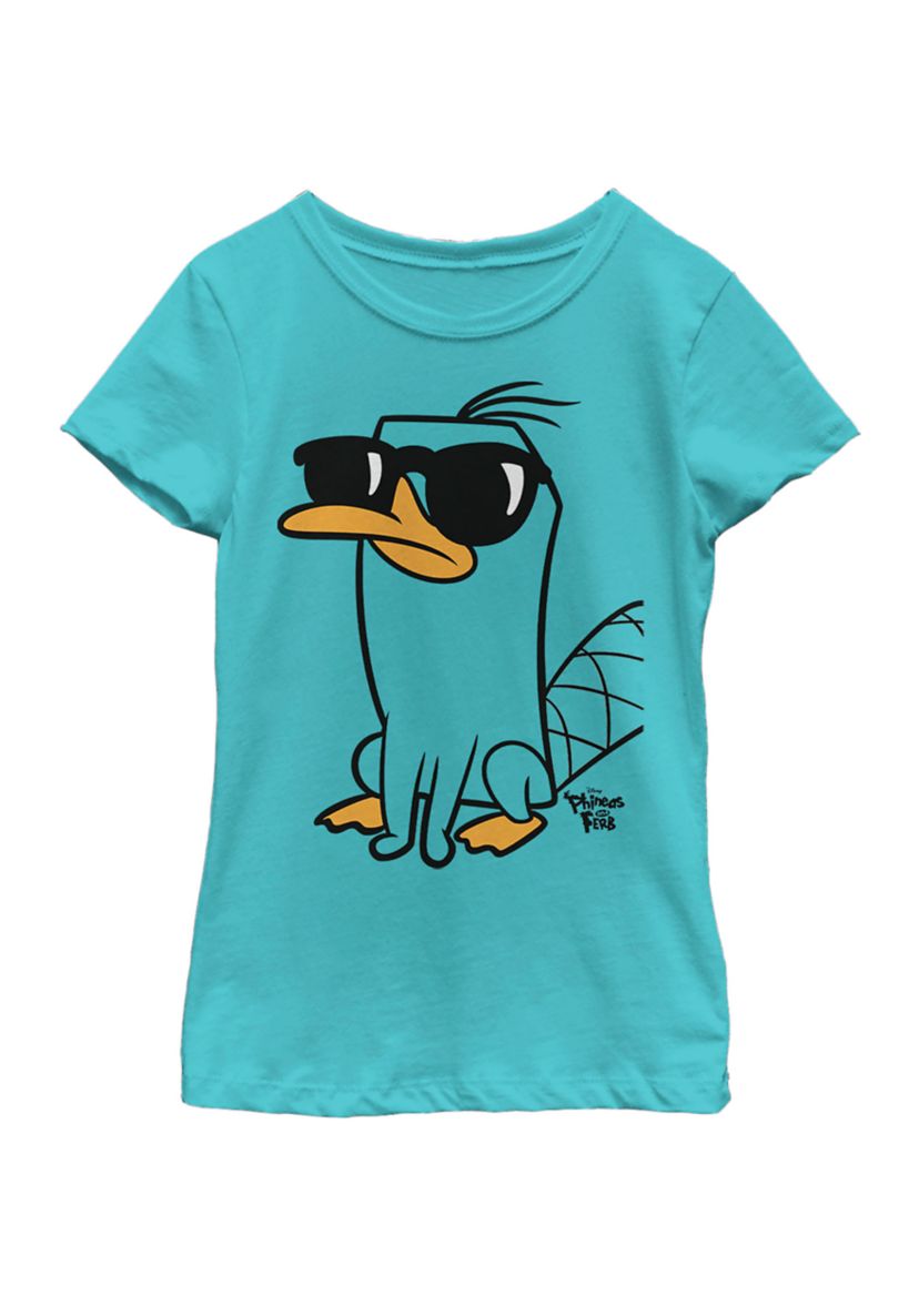 Girls 4-6 Phineas and Ferb Cool Perry Top
