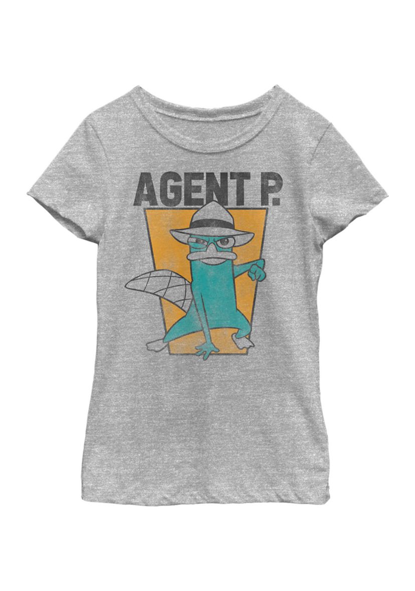Girls 4-6 Phineas and Ferb Agent P Top