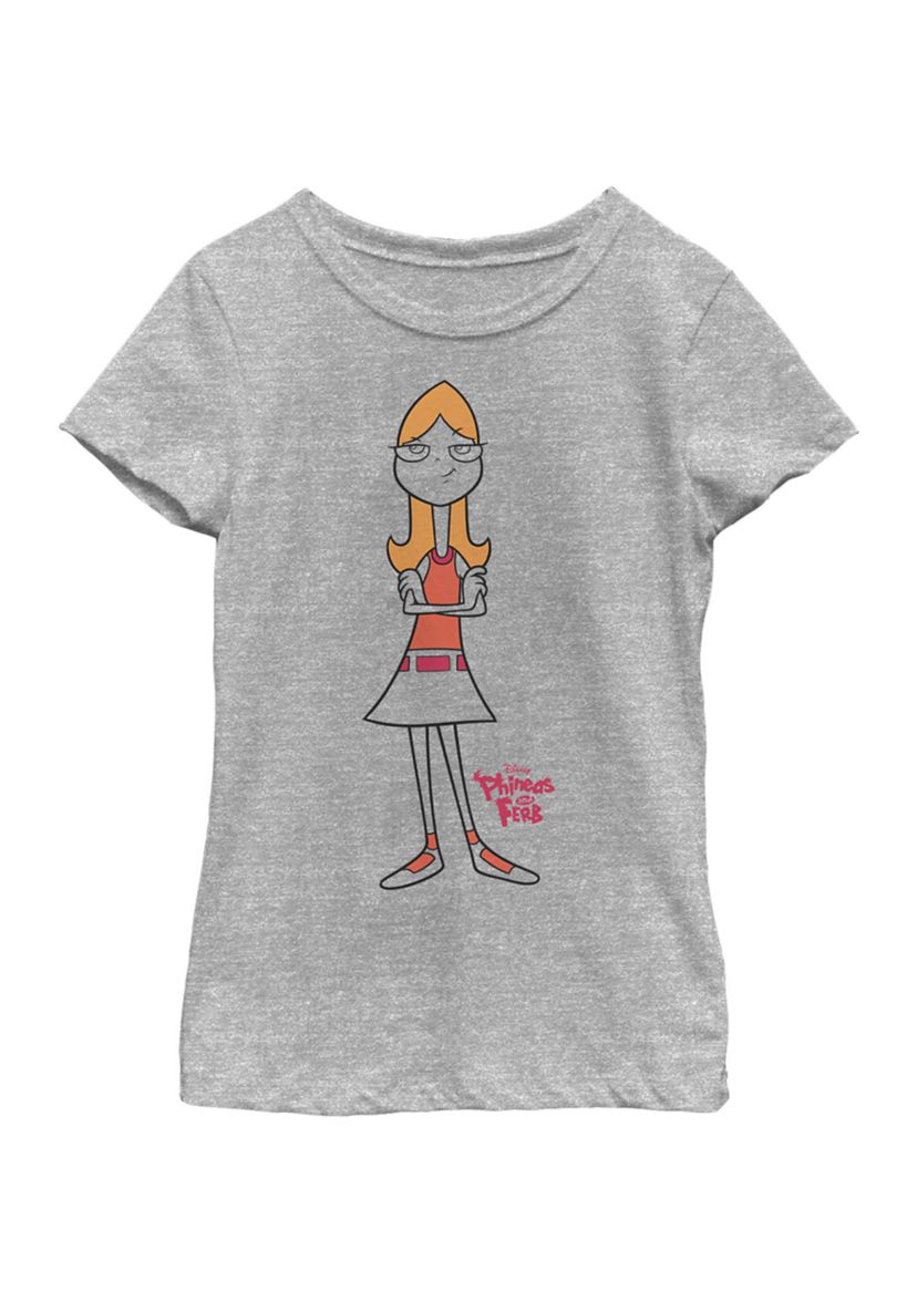 Girls 4-6 Phineas and Ferb Candace Top
