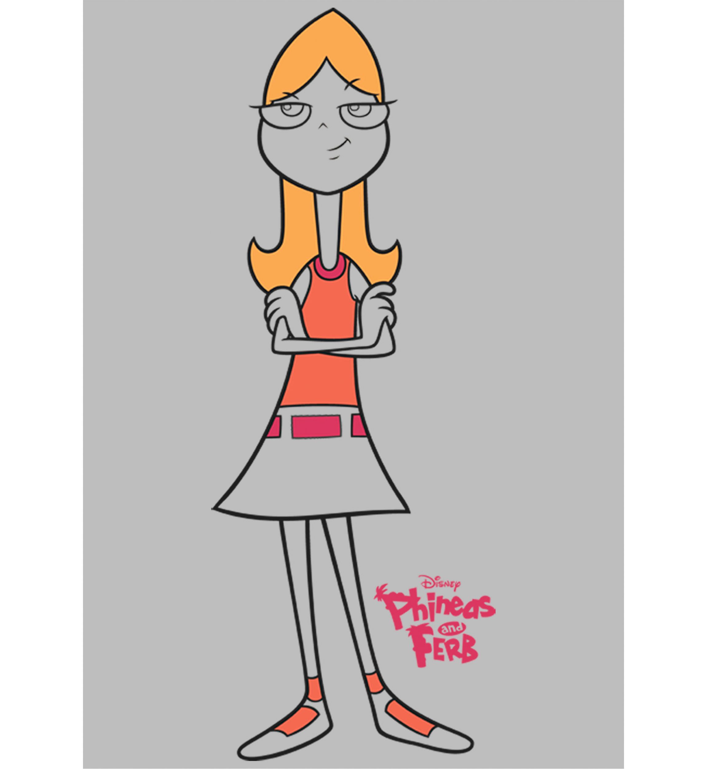 Girls 4-6 Phineas and Ferb Candace Top
