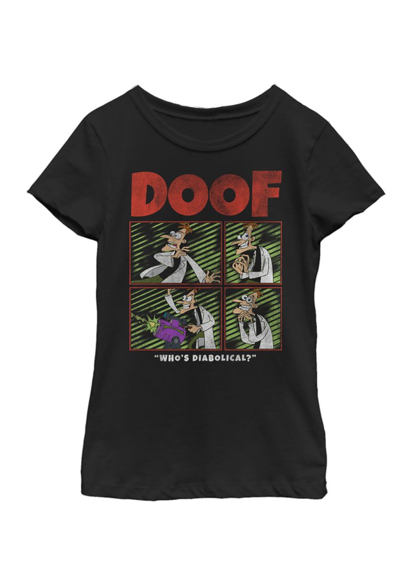 Girls 4-6 Phineas and Ferb Doof Top
