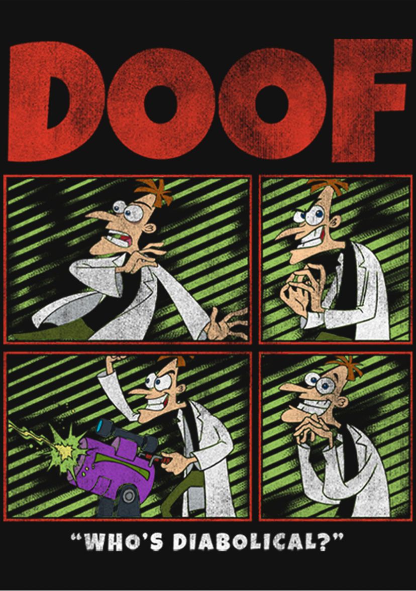 Girls 4-6 Phineas and Ferb Doof Top