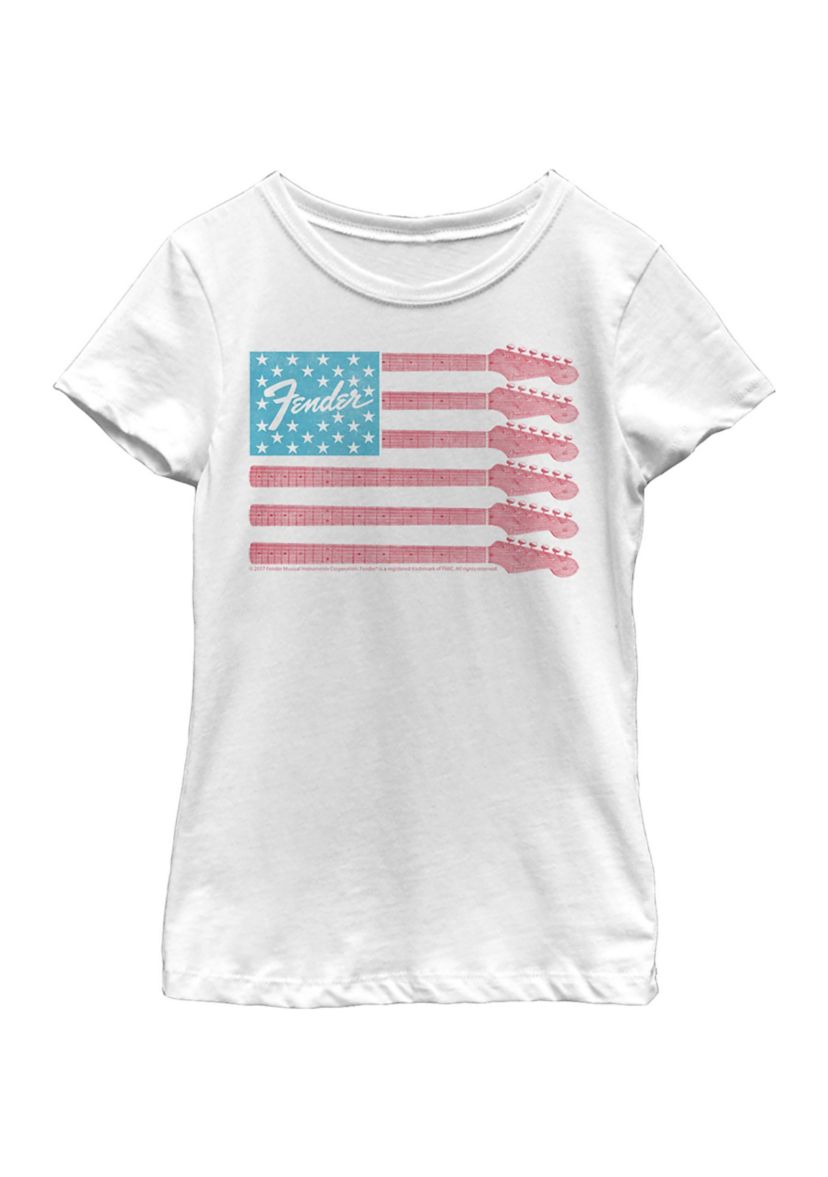 Guitar Flag Graphic T-Shirt