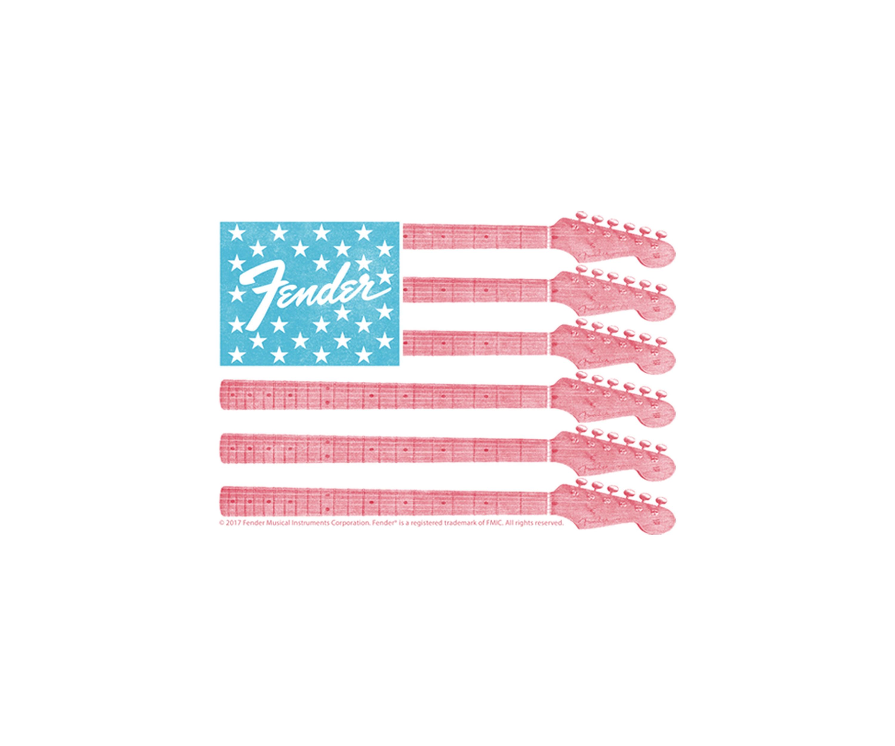 Guitar Flag Graphic T-Shirt