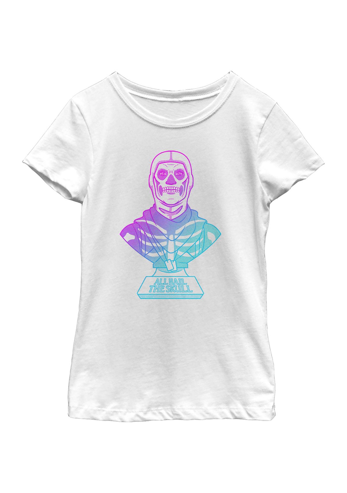 Girls 4-6x Hail Skull Graphic T-Shirt
