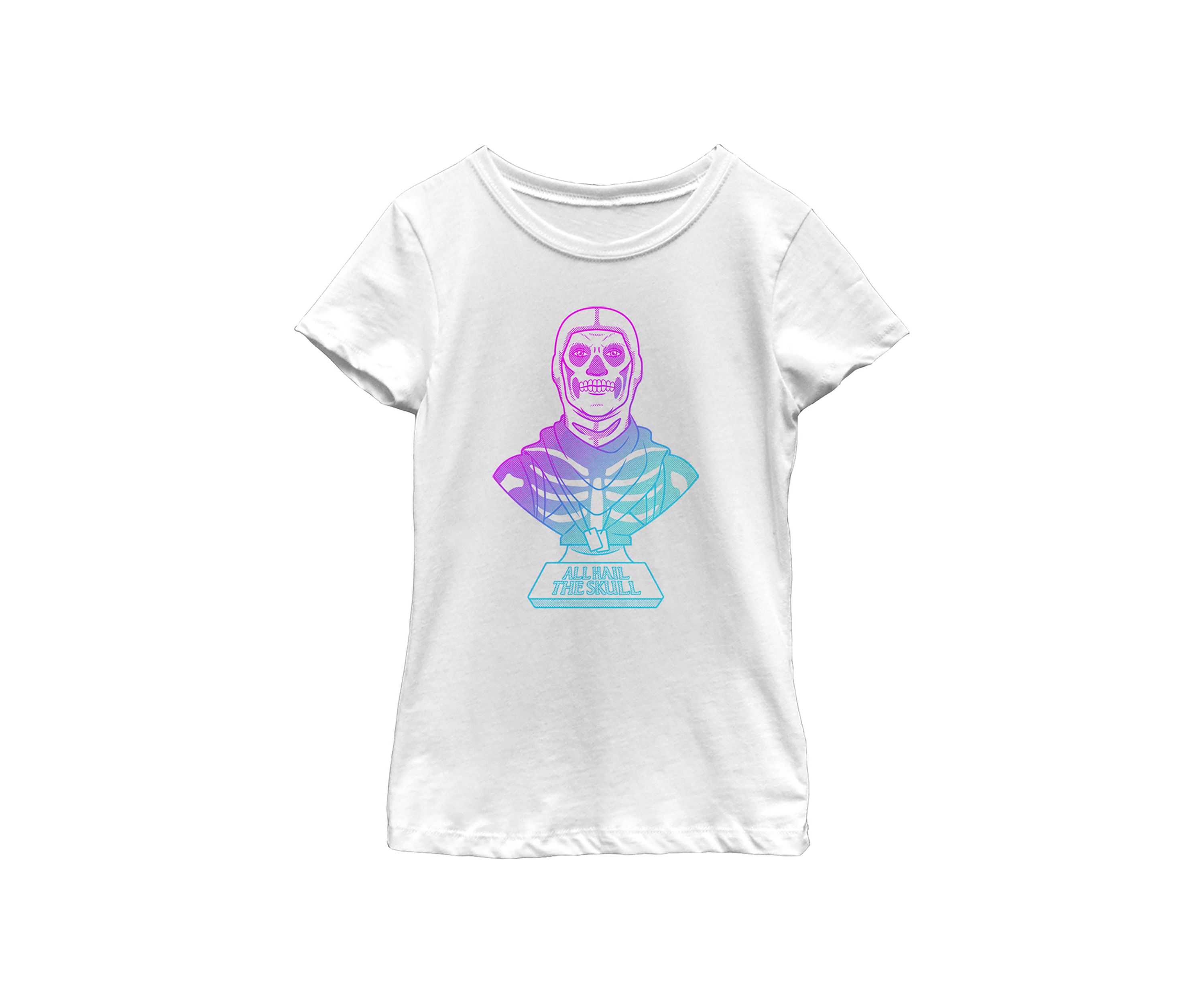 Girls 4-6x Hail Skull Graphic T-Shirt