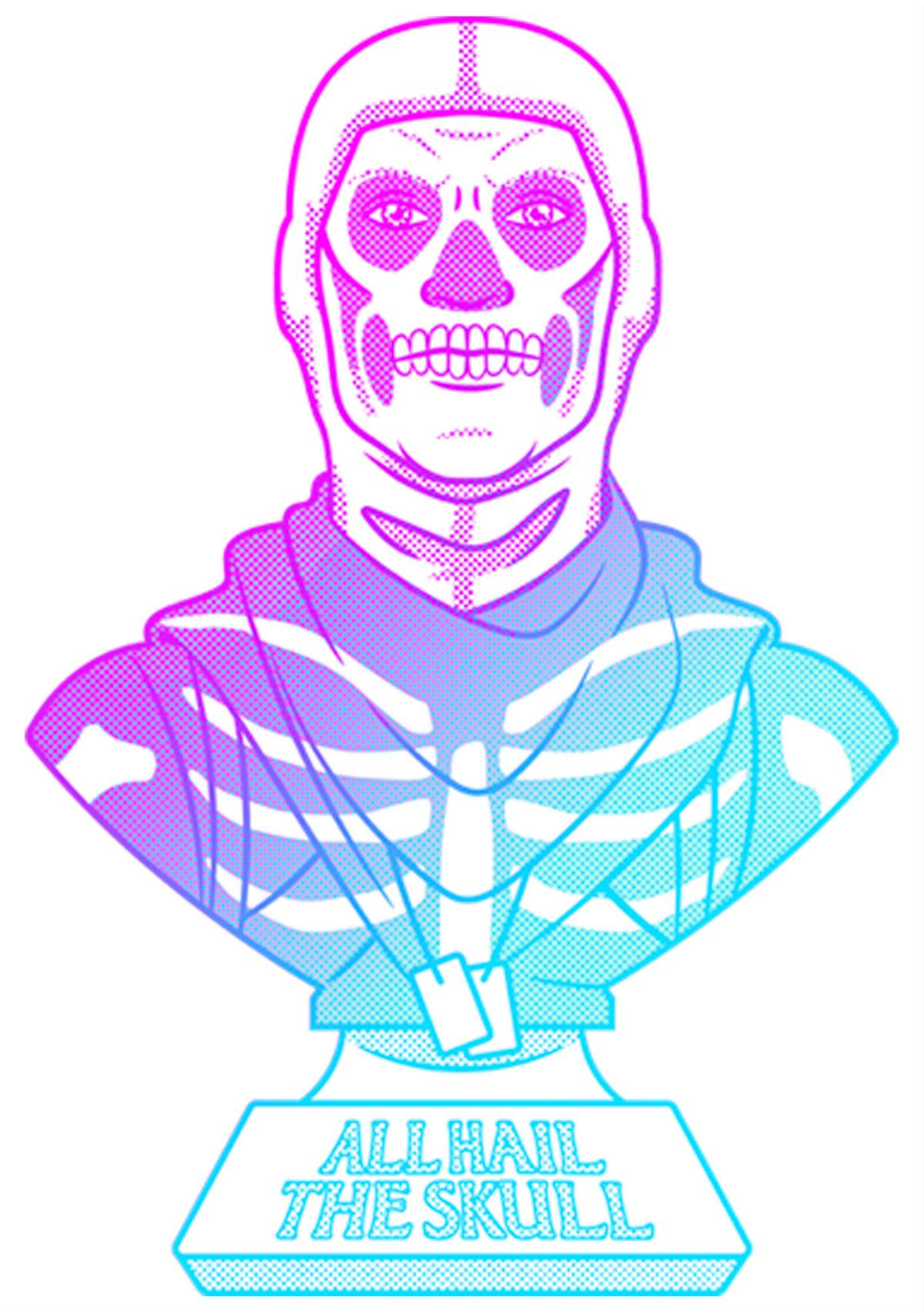 Girls 4-6x Hail Skull Graphic T-Shirt