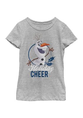 Disney Frozen Girls 4-6x Frozen Holiday Cheer Top
