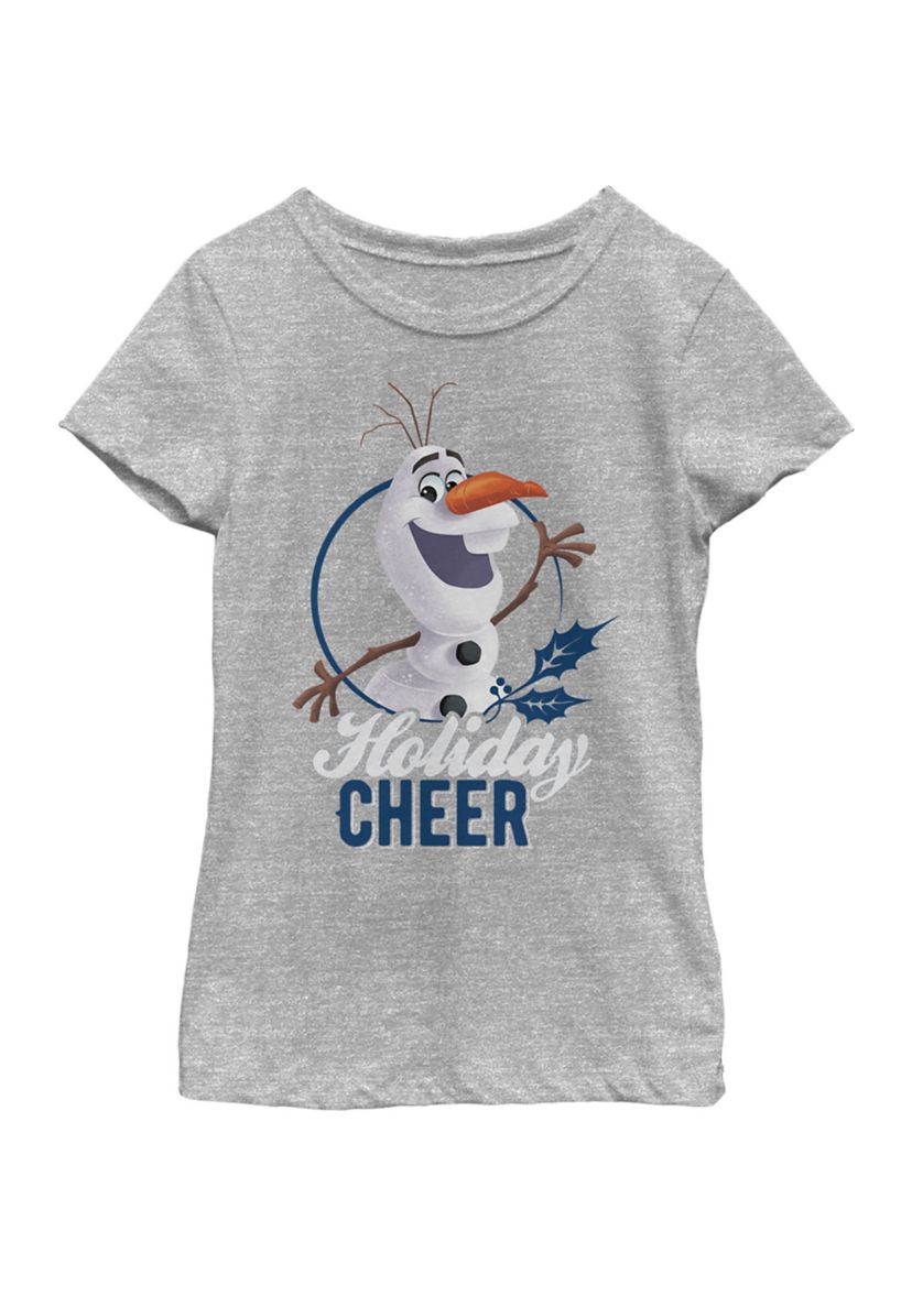 Girls 4-6x Frozen Holiday Cheer Top
