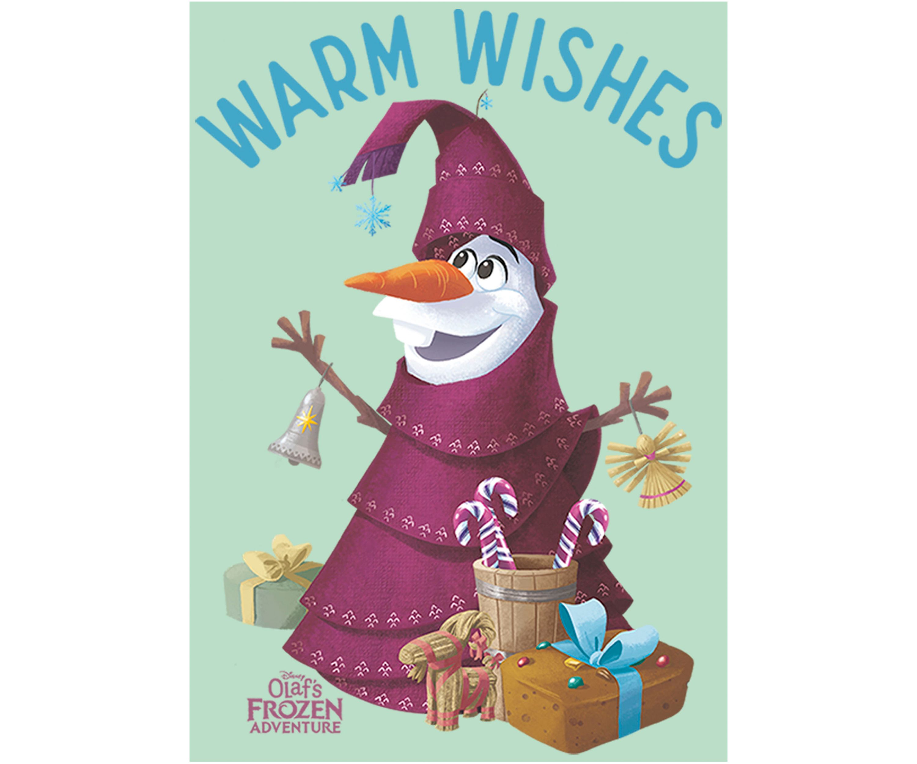  Girls 4-6x Olaf Wishes T-Shirt 