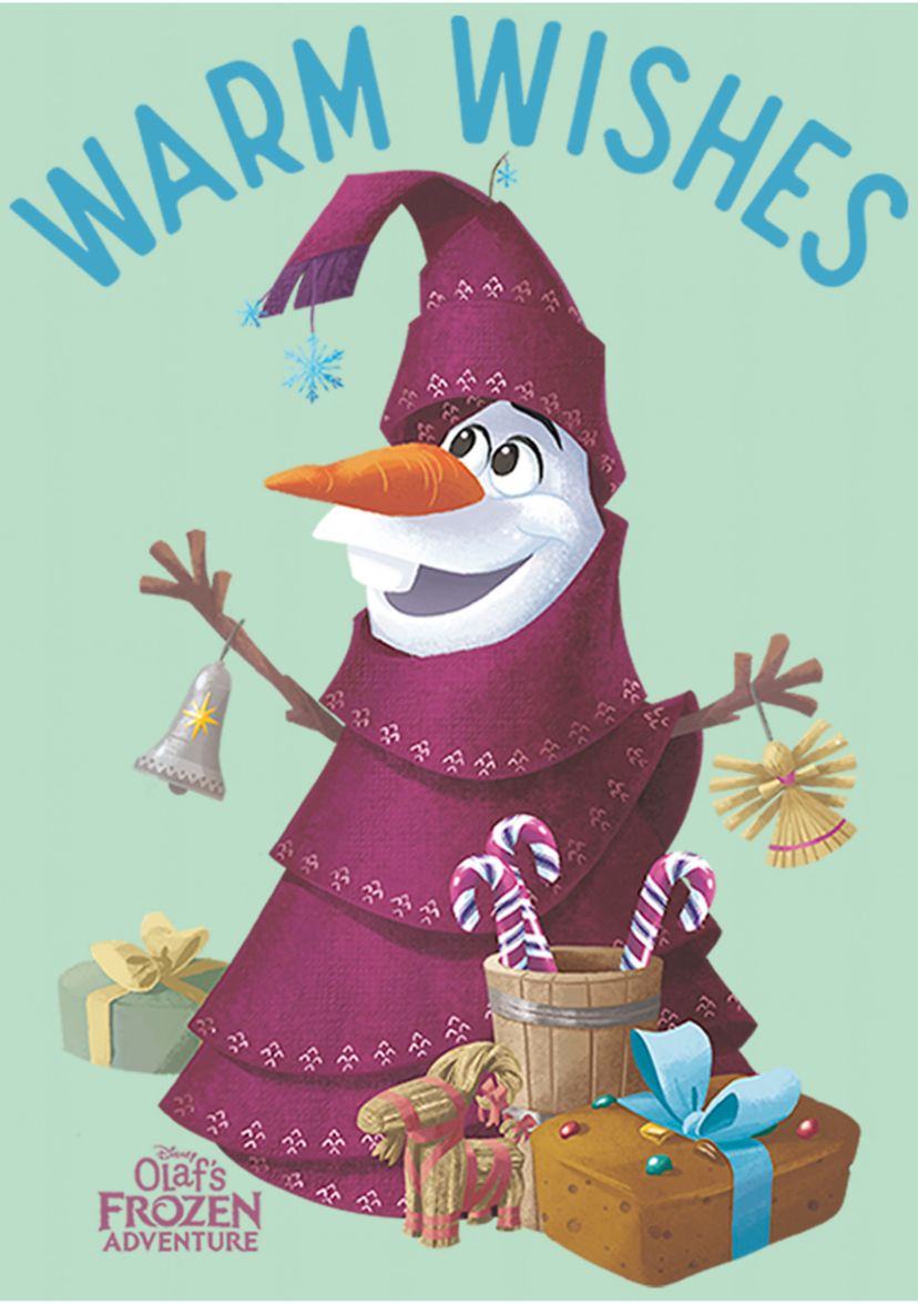  Girls 4-6x Olaf Wishes T-Shirt 