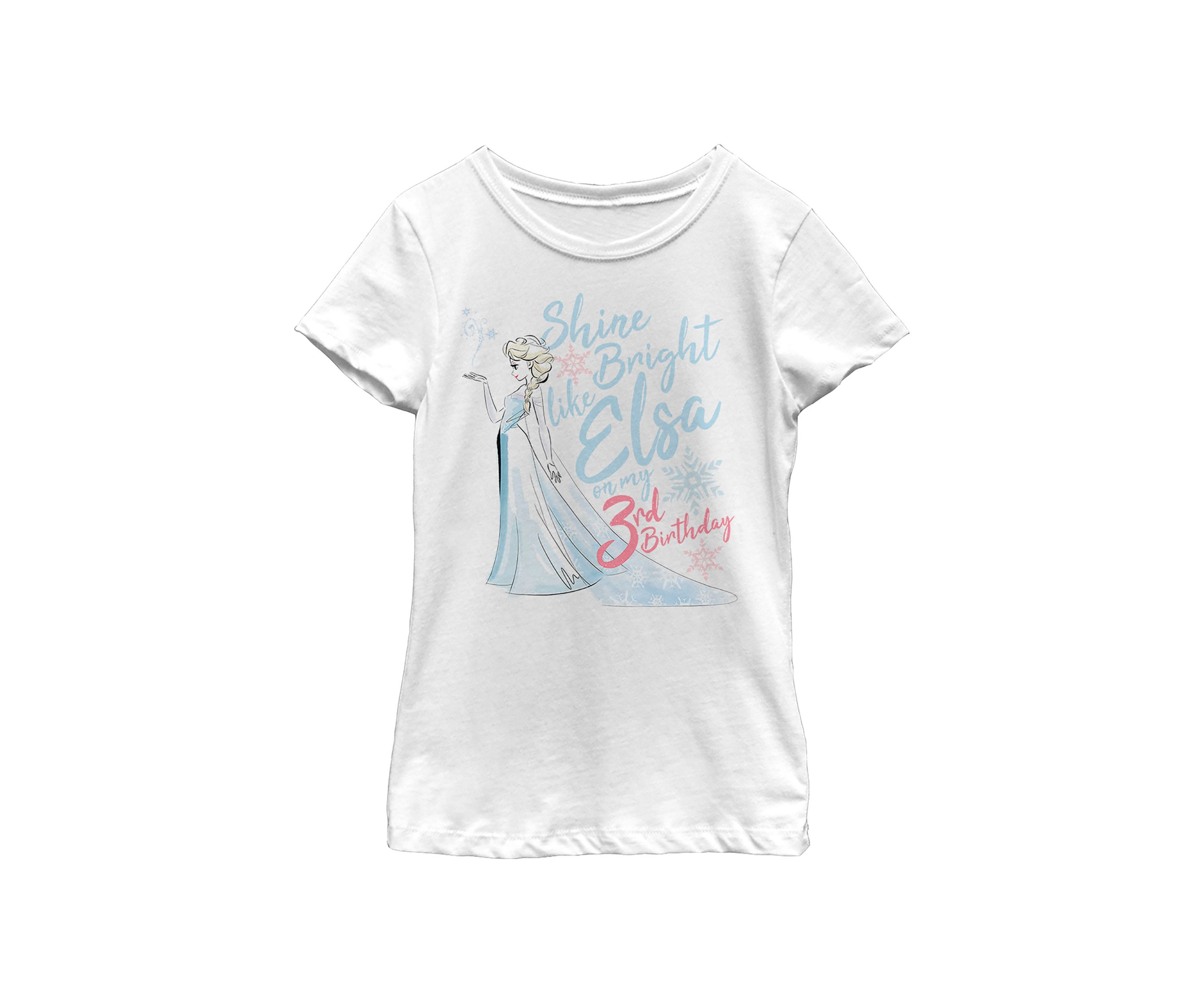 Girls 7-16 Birthday Queen Three Graphic T-Shirt