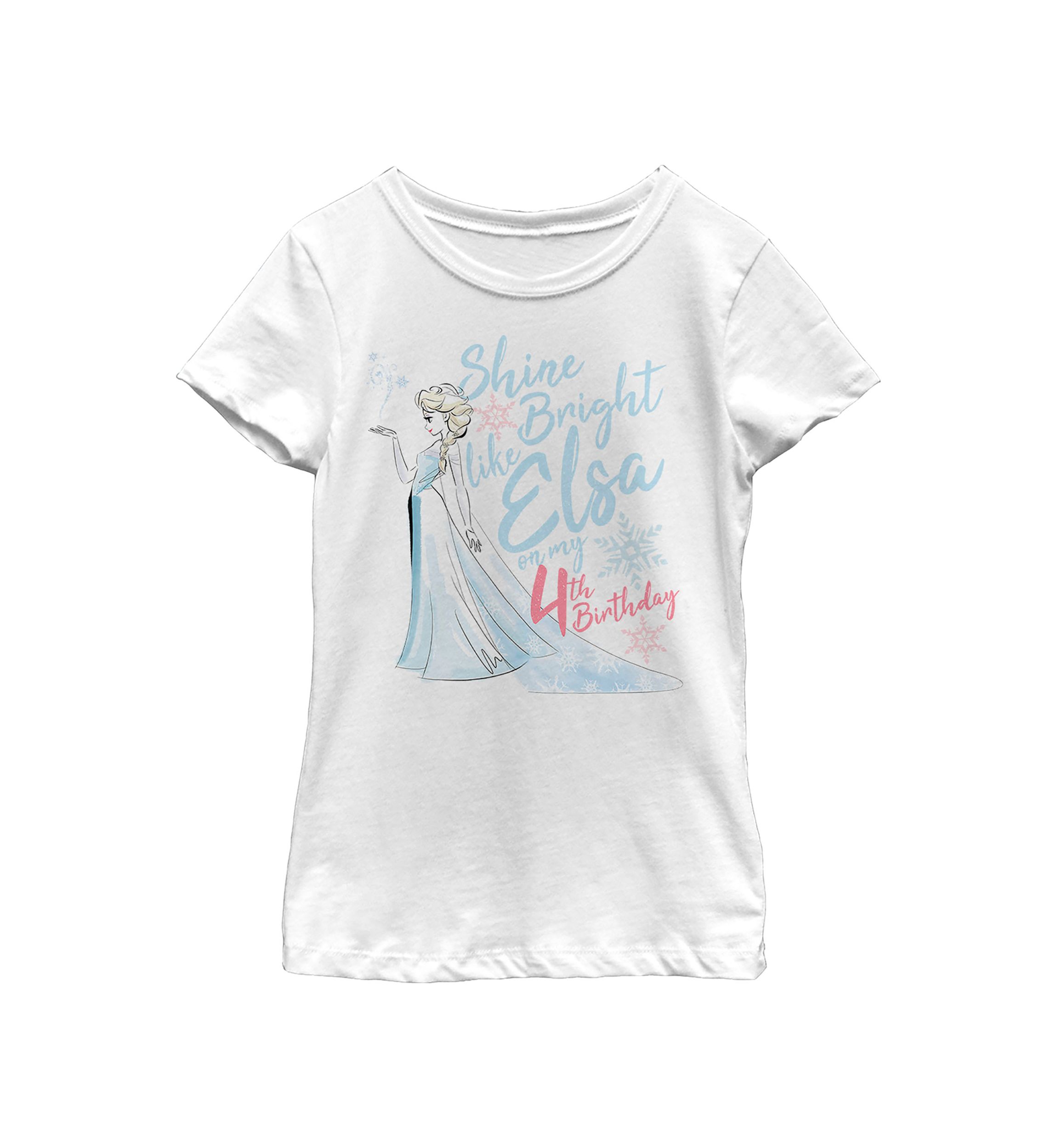 Girls 7-16 Birthday Queen Four Graphic T-Shirt